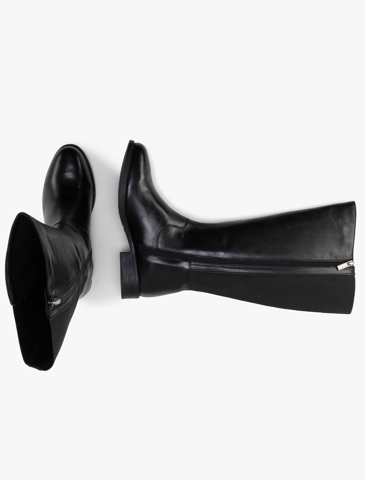 sheego Weitschaftstiefel - schwarz