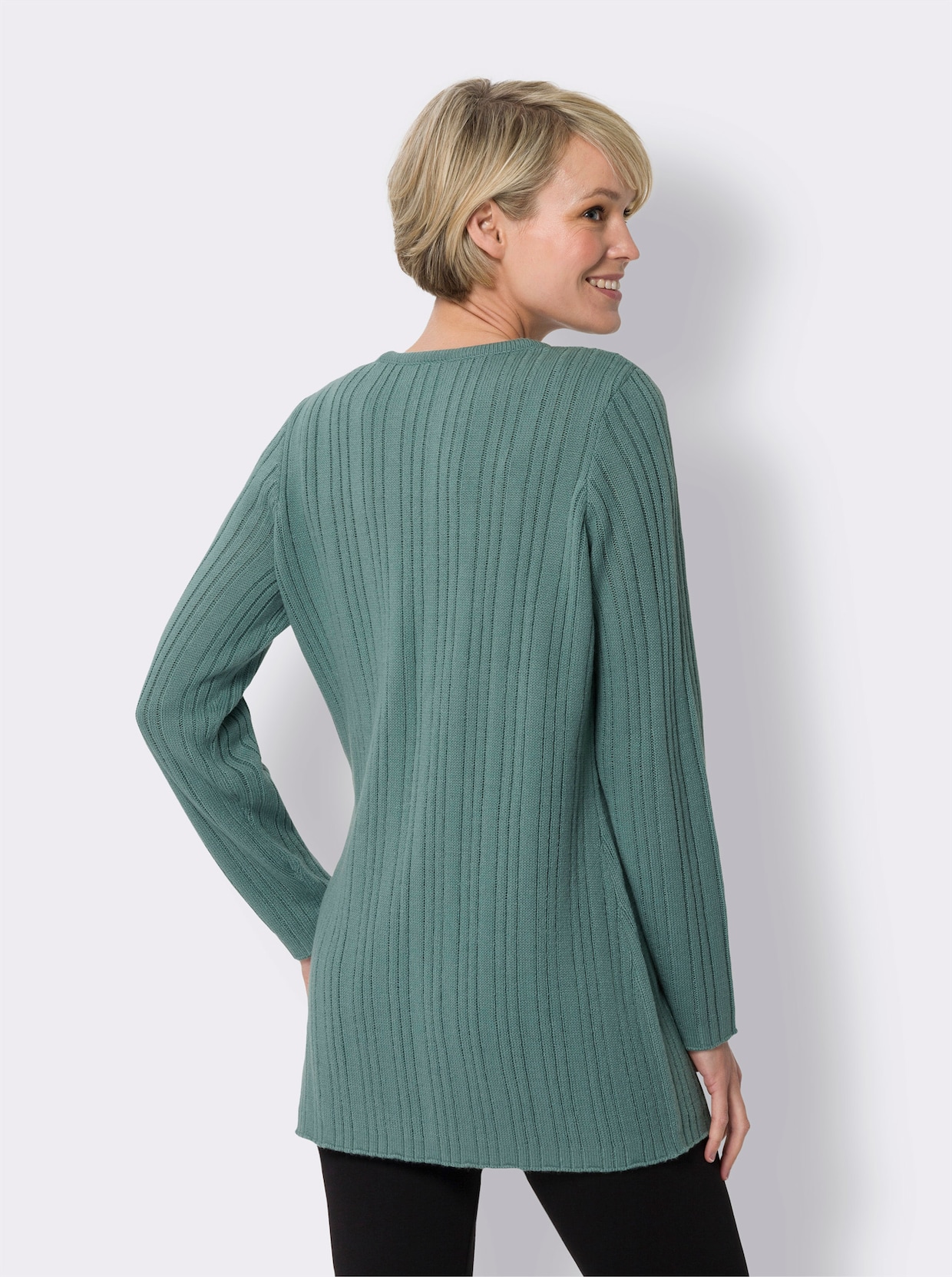 Longpullover - jade