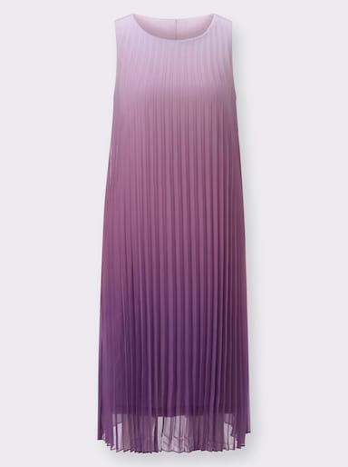  Plisseekleid mit Farbverlauf - flieder-lila