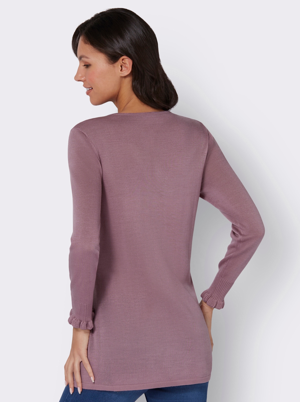 Lange pullover - mauve