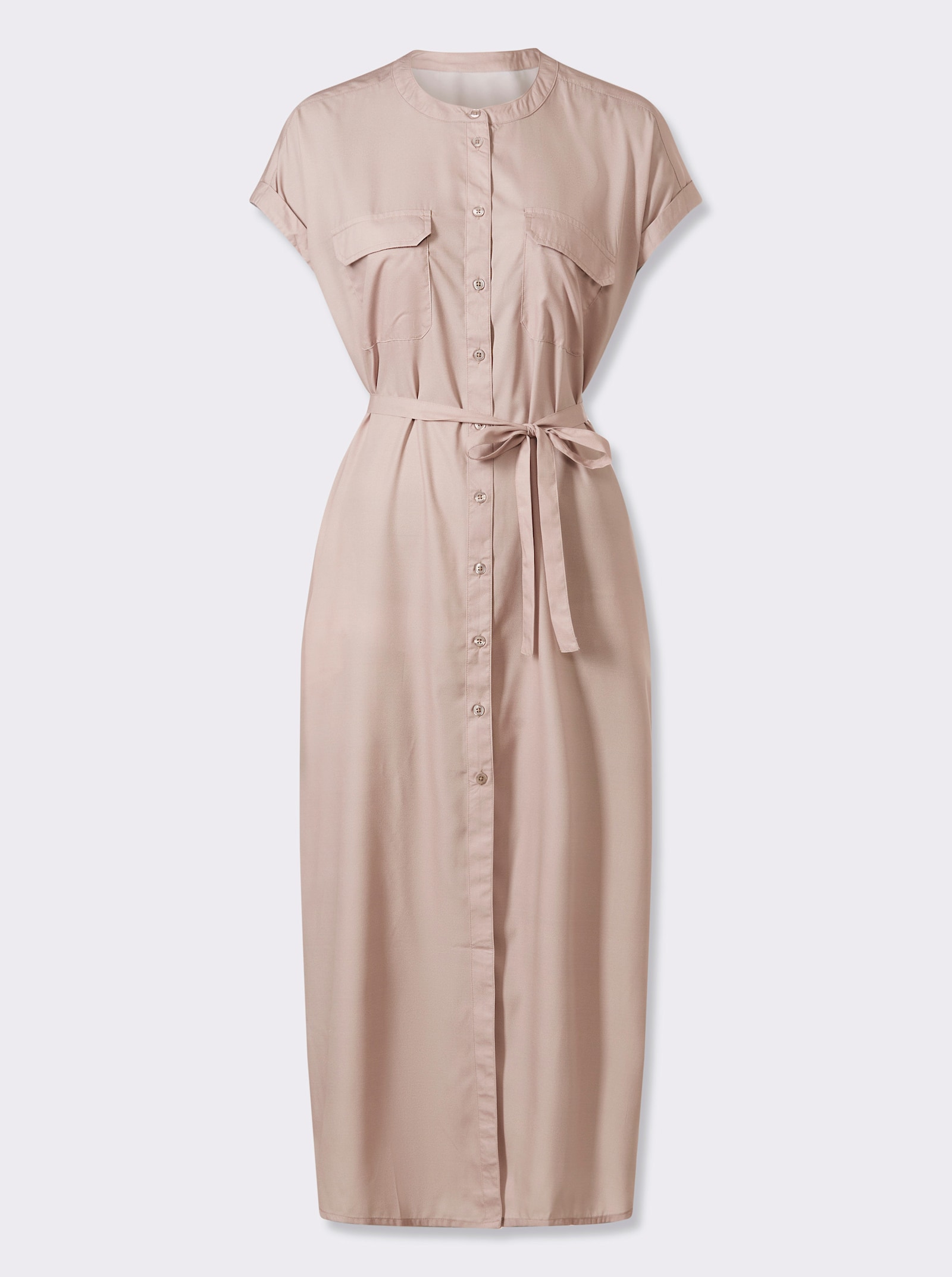 heine Sommerkleid inklusive Bindegürtel - sesam