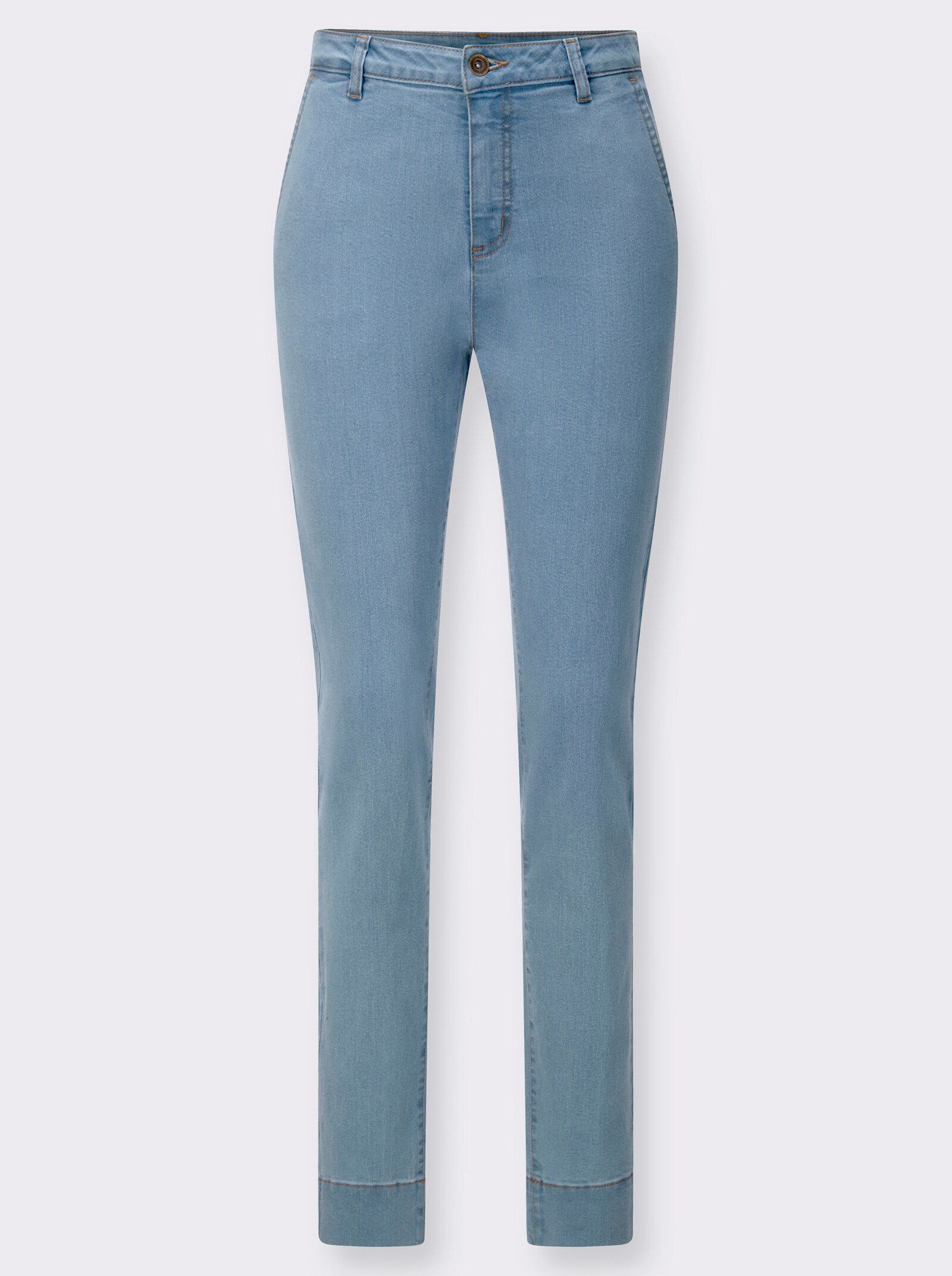 Chinohose in Denim-Qualität - blue-bleached