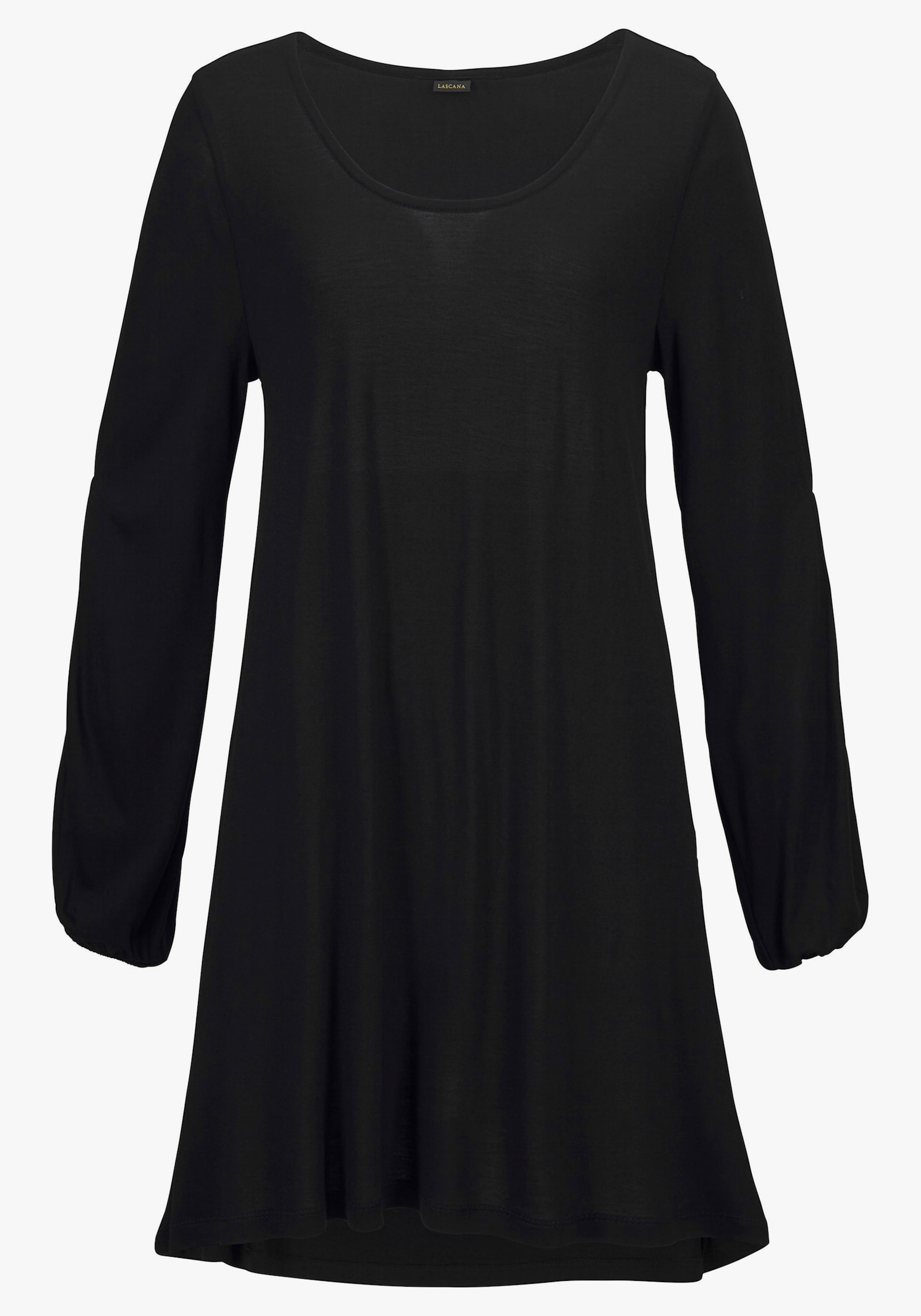 LASCANA Longshirt - schwarz