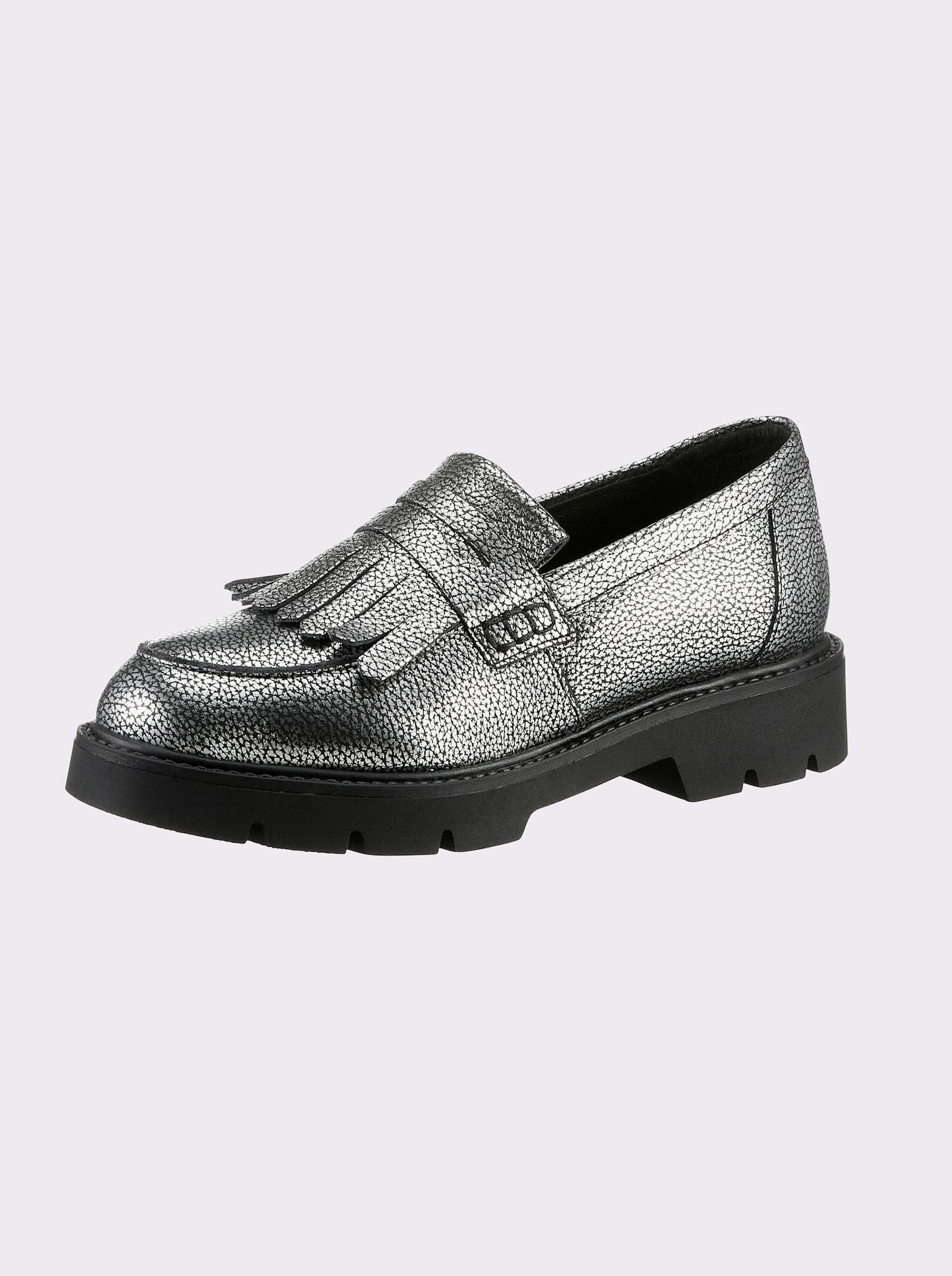 heine Slipper - silbergrau