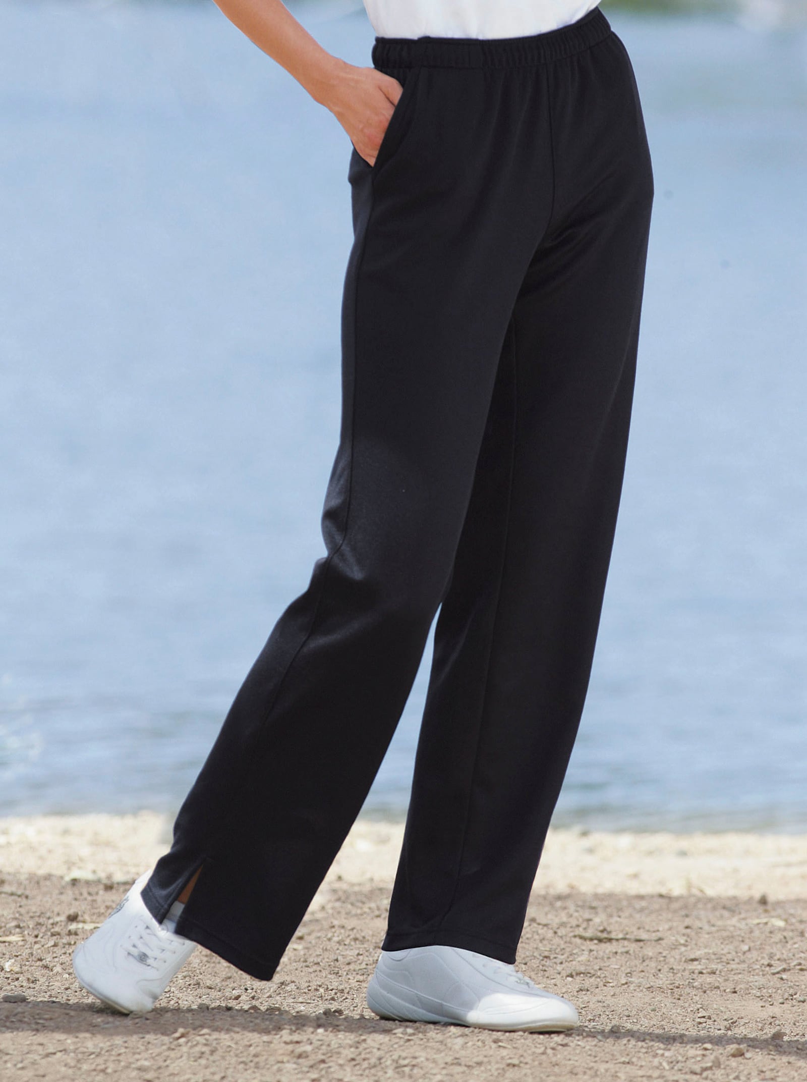 schneider sportswear Pantalon de loisirs avec intérieur en coton - noir