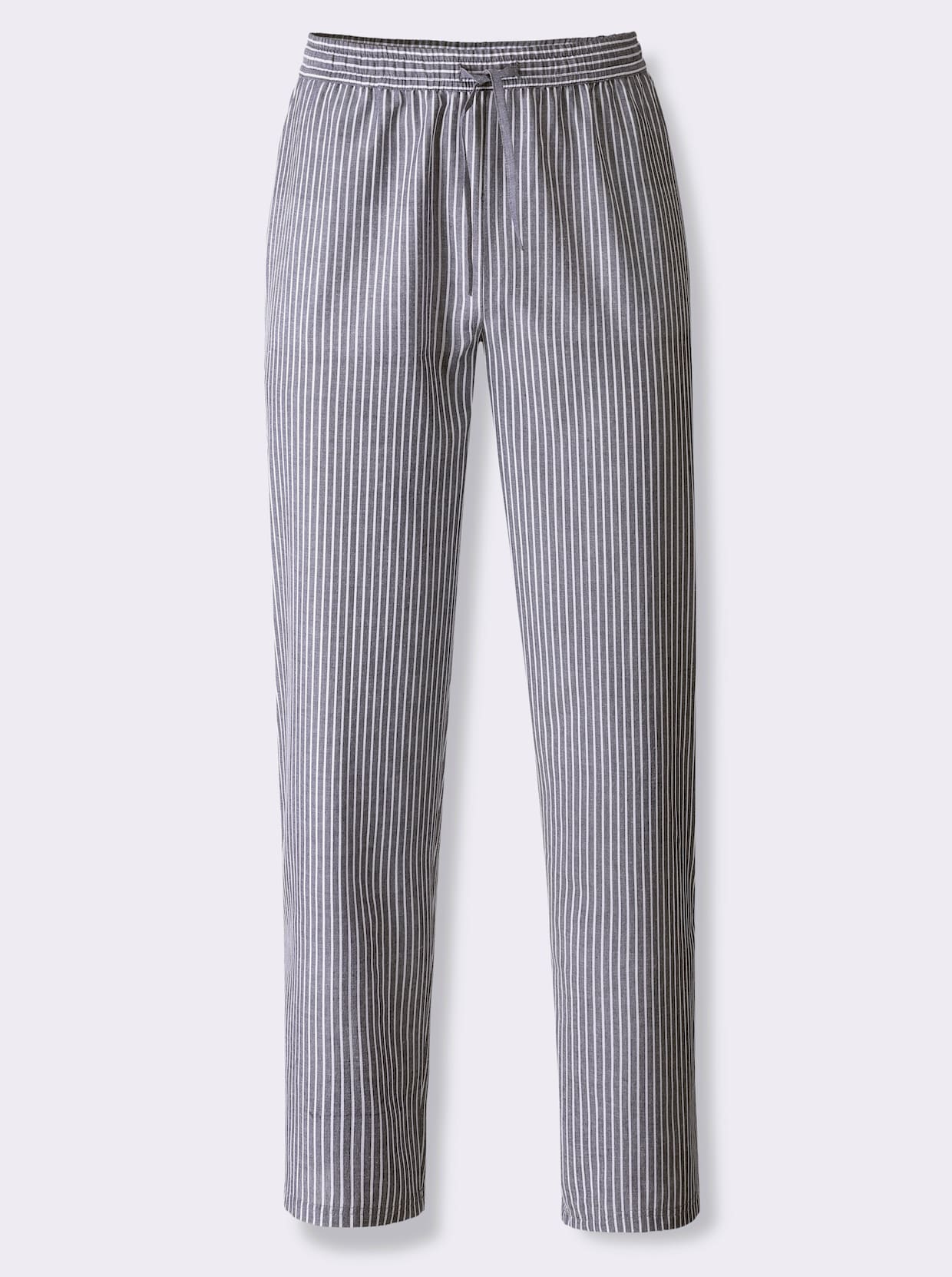 wäschepur men Dameslegging, lang - marine/wit gestreept
