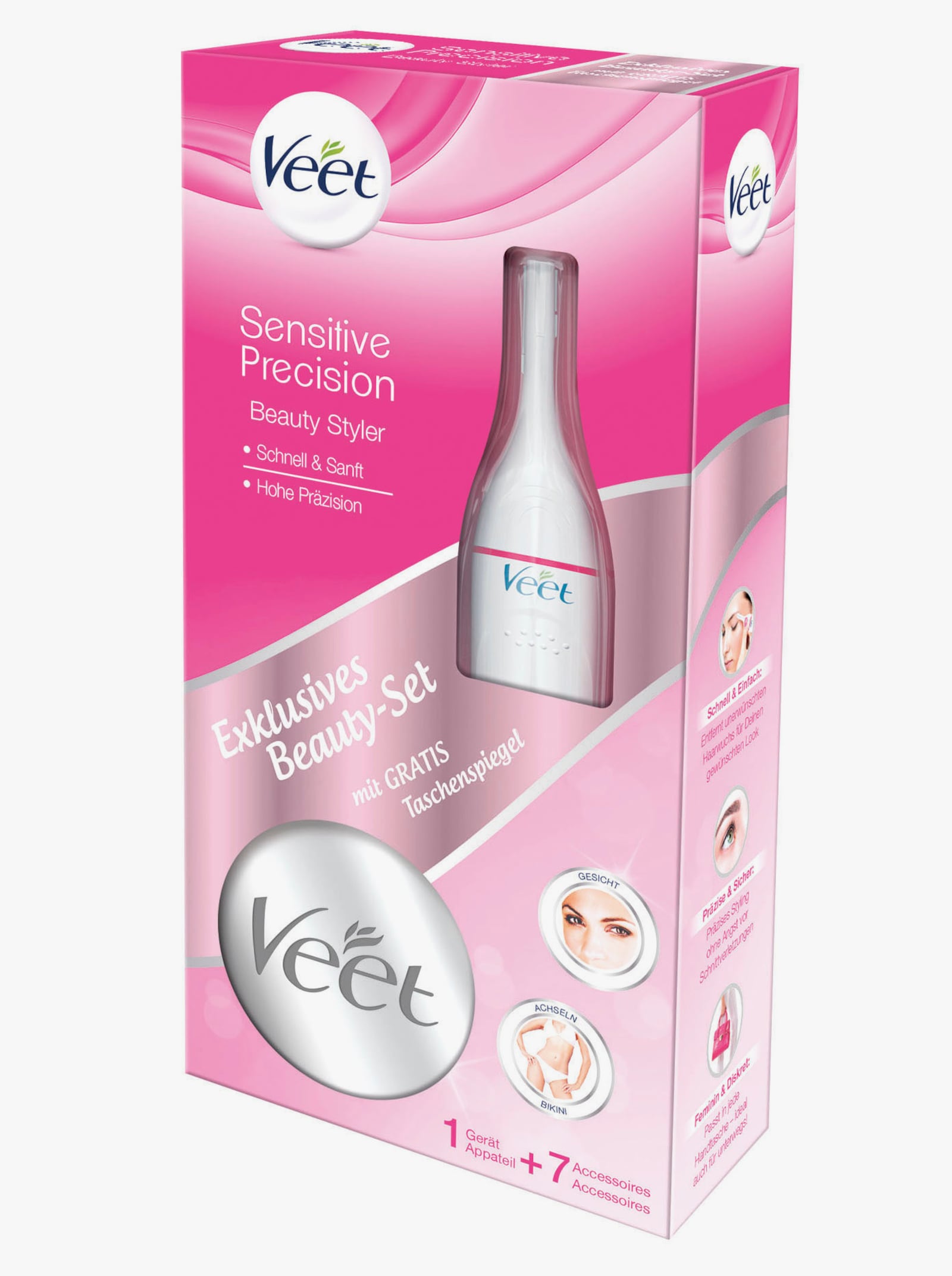 Zastřihovač vlasů - bílá-pink