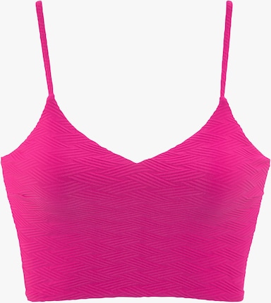 Sunseeker Haut de maillot de bain court - fuchsia