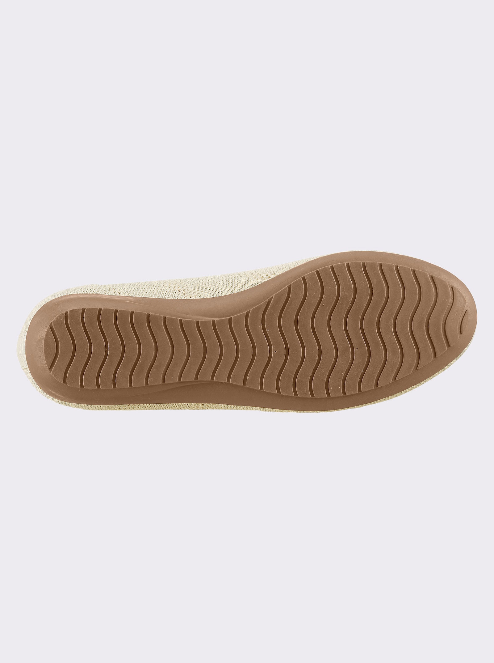 airsoft modern+ Slipper aus weichem Textil - beige