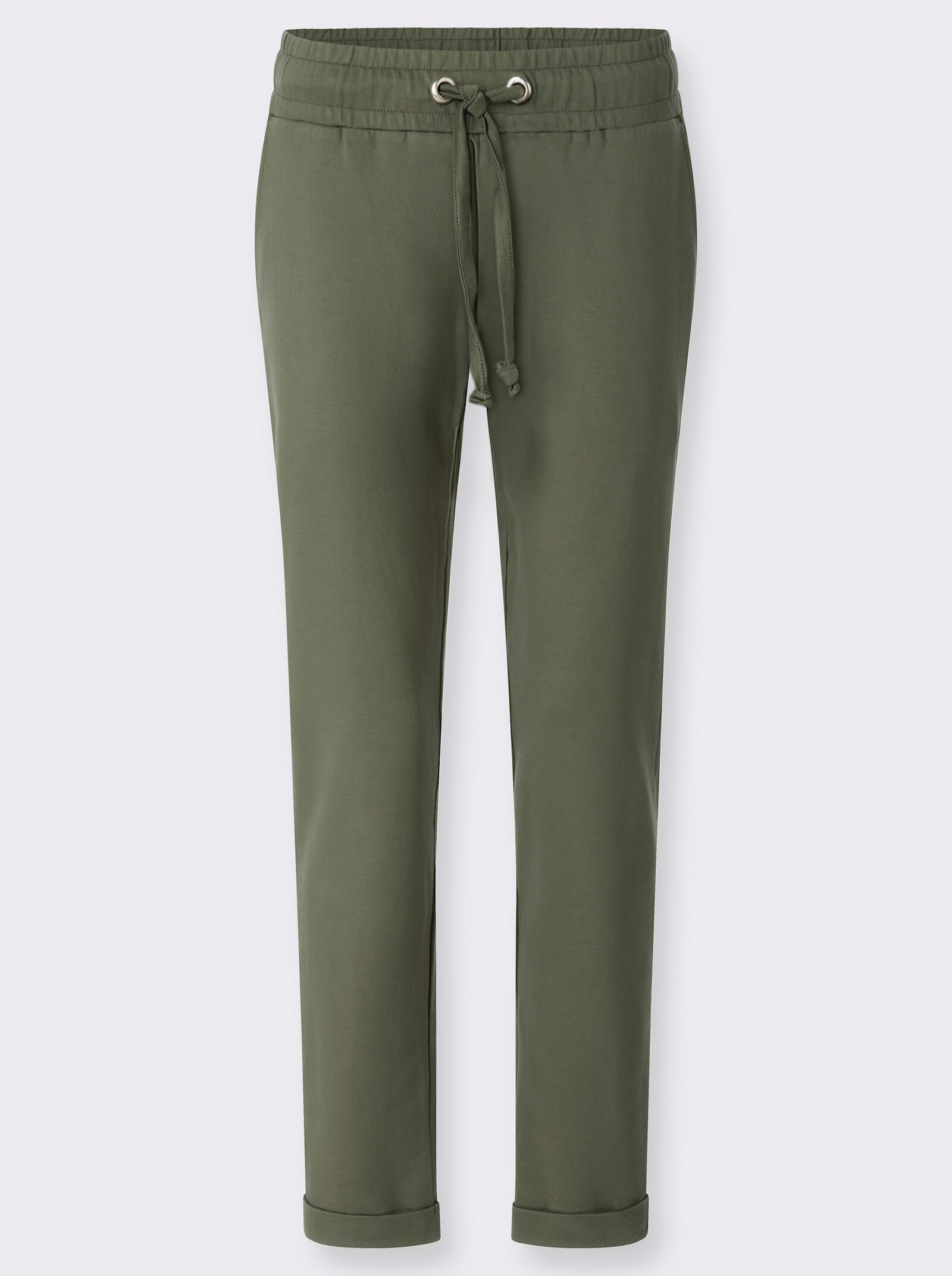 Sweathose mit Rundum-Dehnund - khaki
