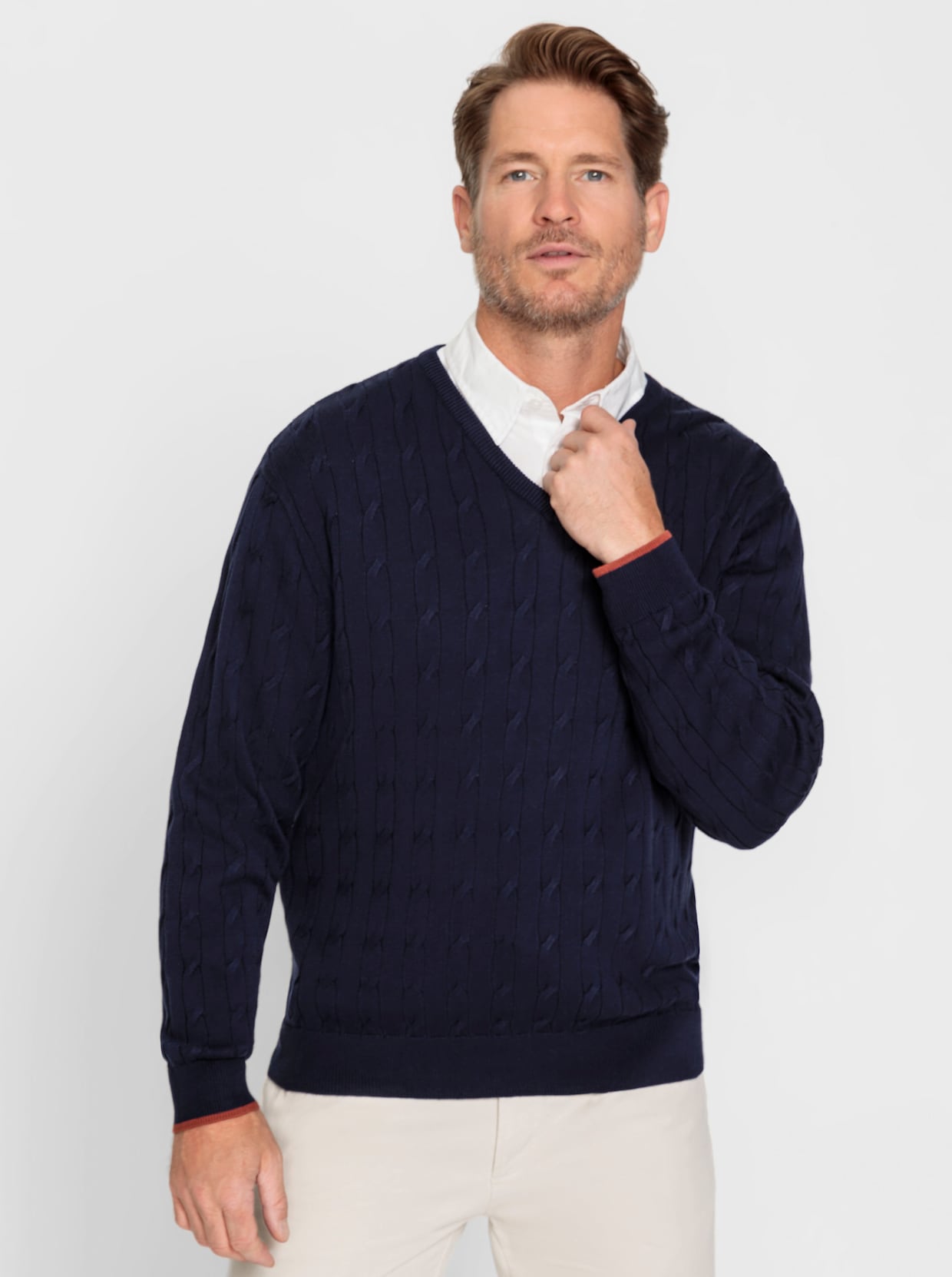 Marco Donati Strickpullover - marine