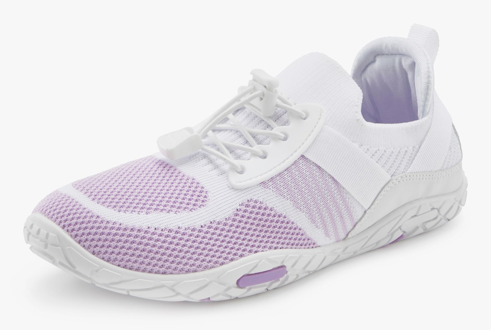 LASCANA Sneaker - weiß/flieder