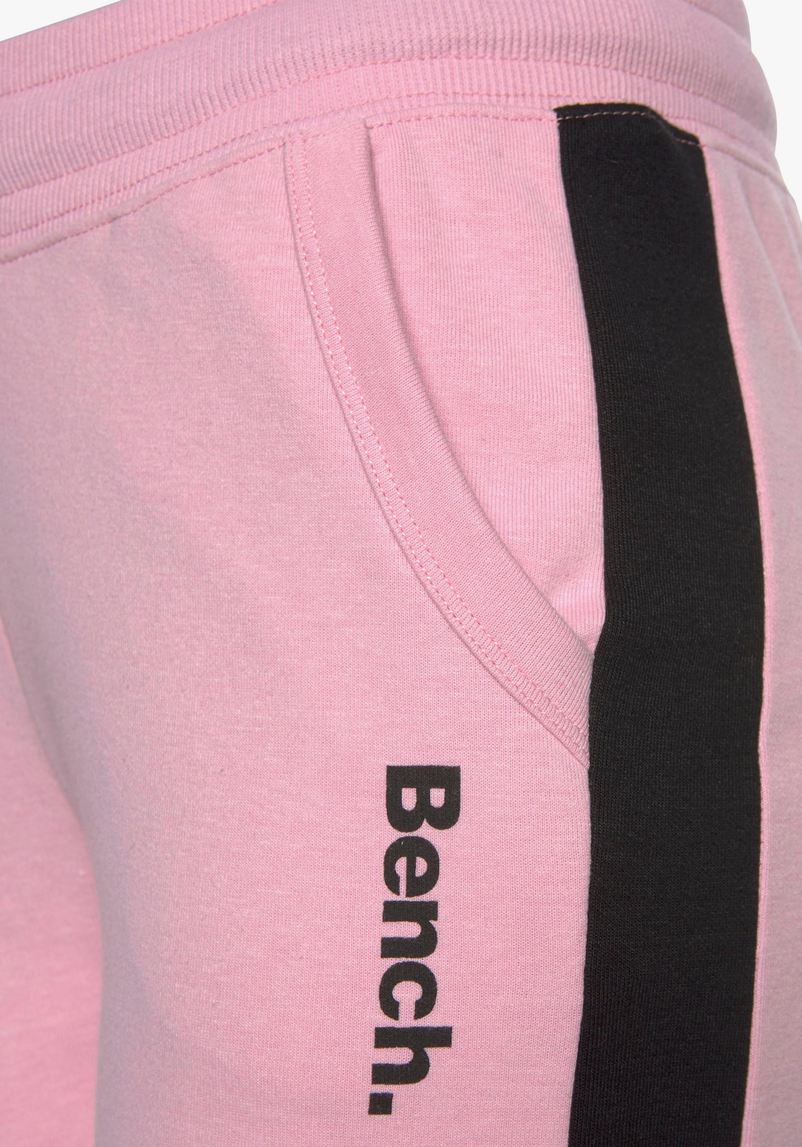 Bench. Loungewear Sweathose - rosa-schwarz