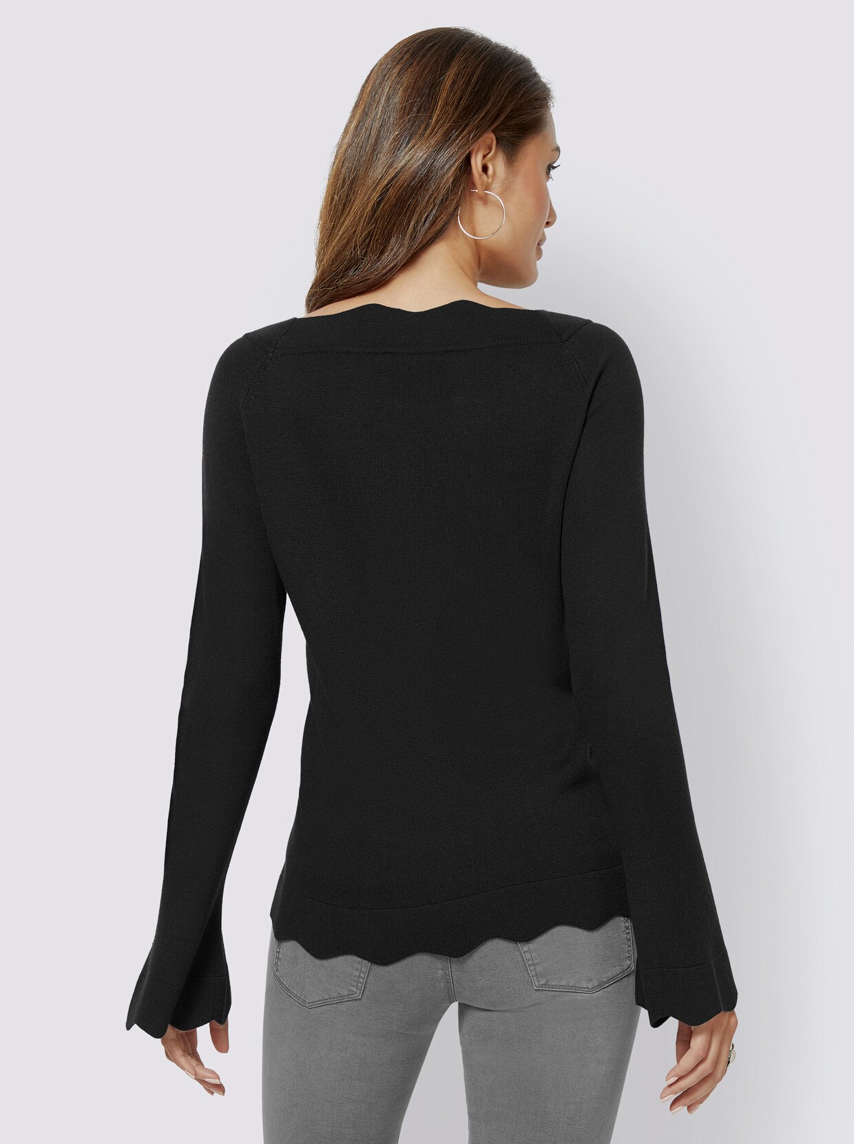 Pull en tricot - noir