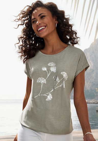 Vivance Kurzarmshirt - khaki