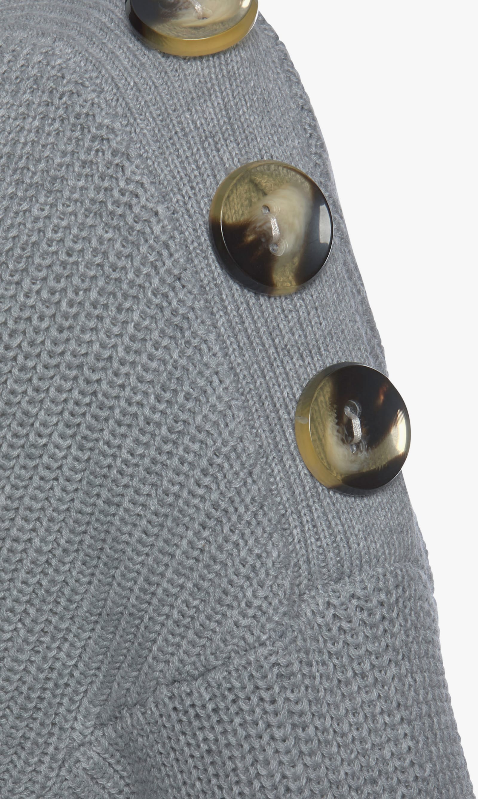 LASCANA Strickpullover - hellgrau-meliert