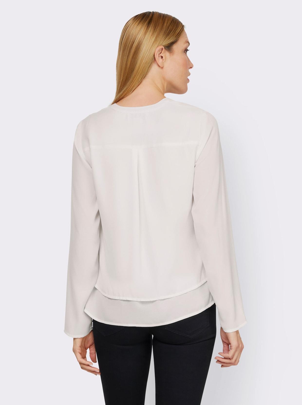 heine Blouse met lange mouwen - ecru