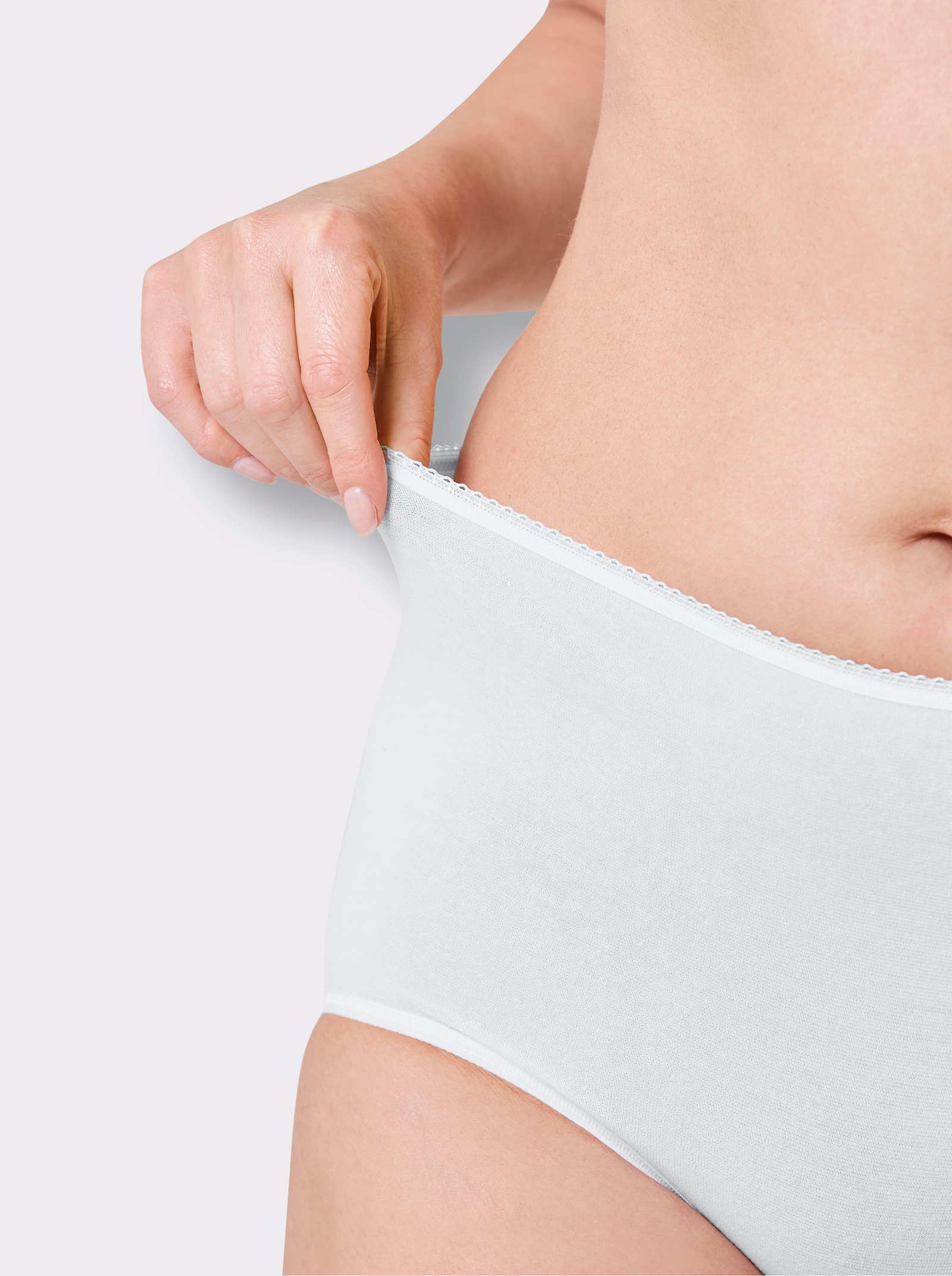 Taillenslip - weiß