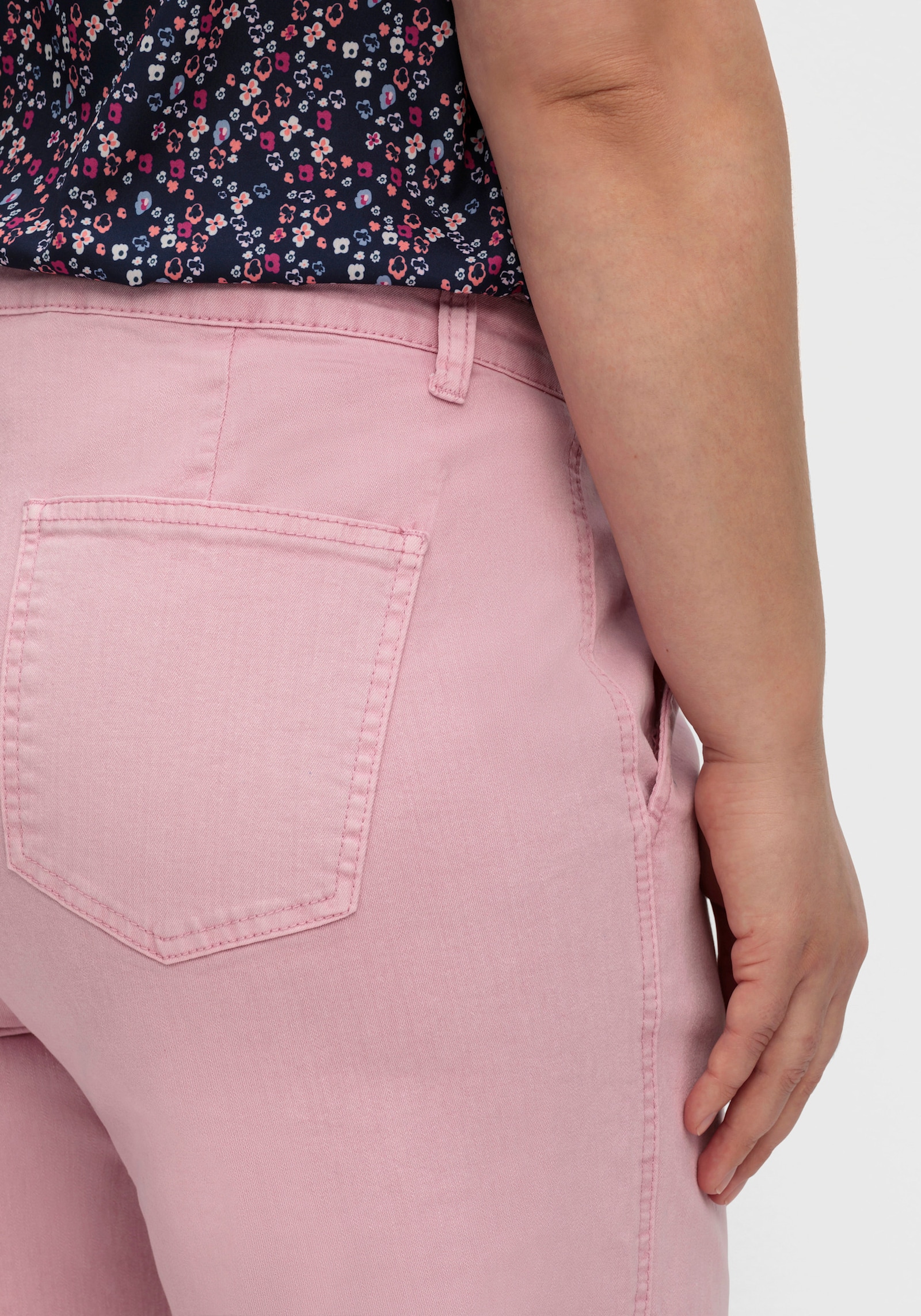 Culotte mit aufgesetzten Taschen hinten - hortensie