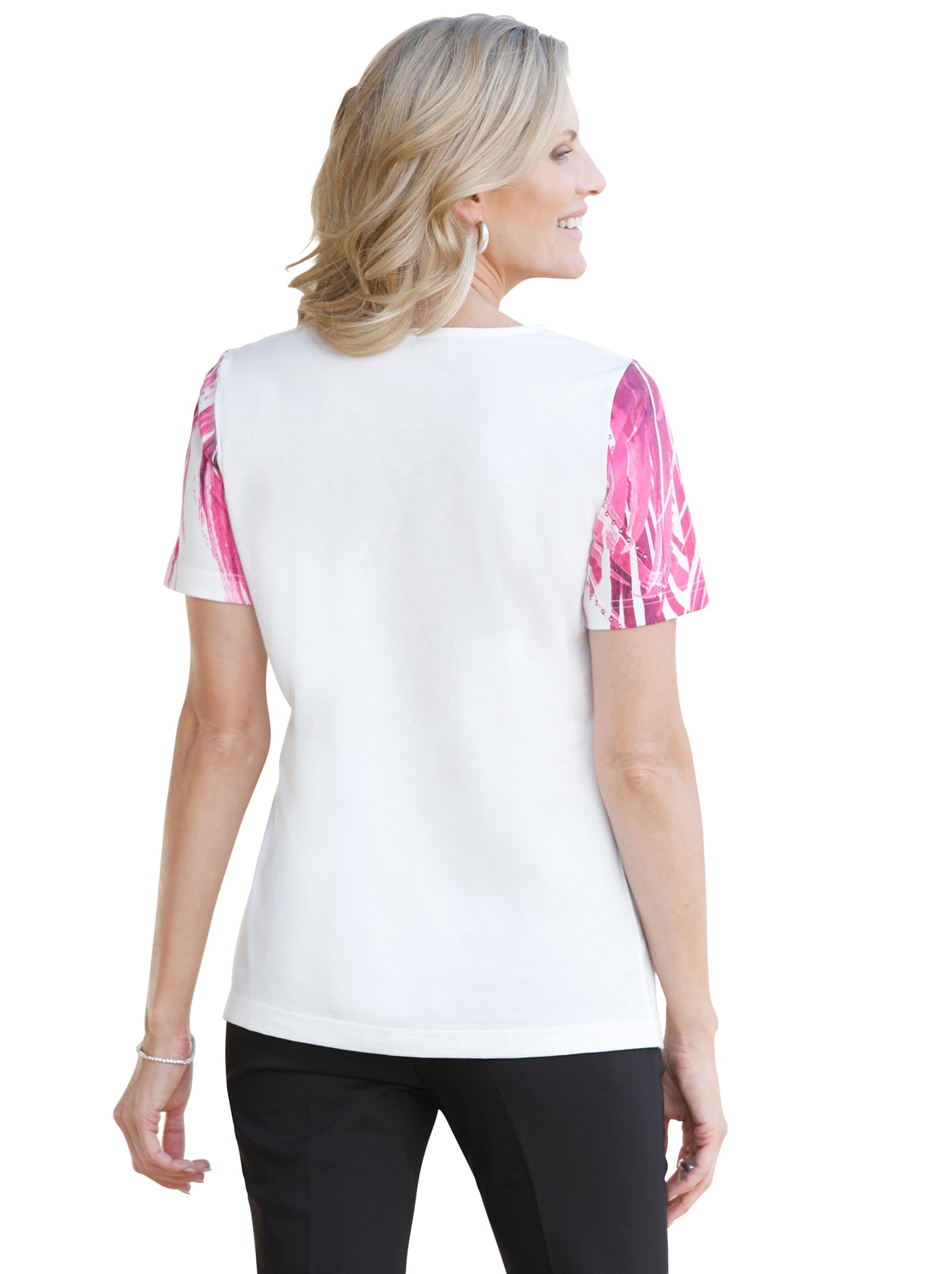 Shirt - fuchsia-bedruckt