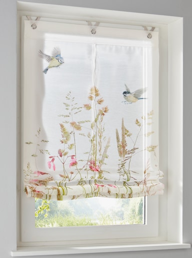 heine home vouwgordijn - wit-gekleurd