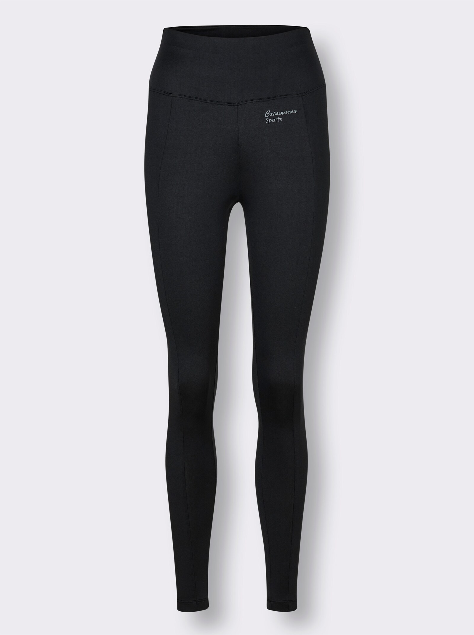 Catamaran Sports Leggings mit breitem Rundum-Dehnbund - schwarz