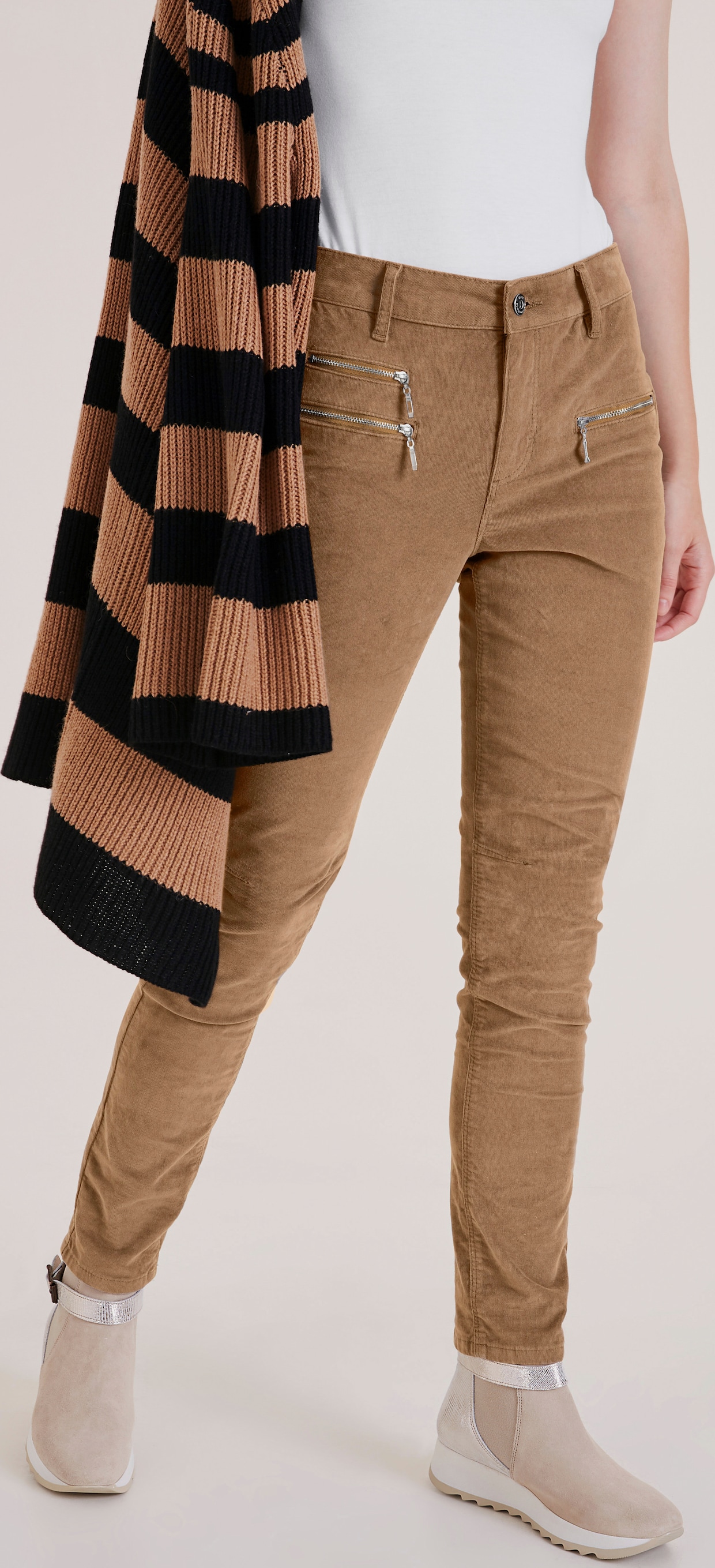 heine Cord-Hose - camel