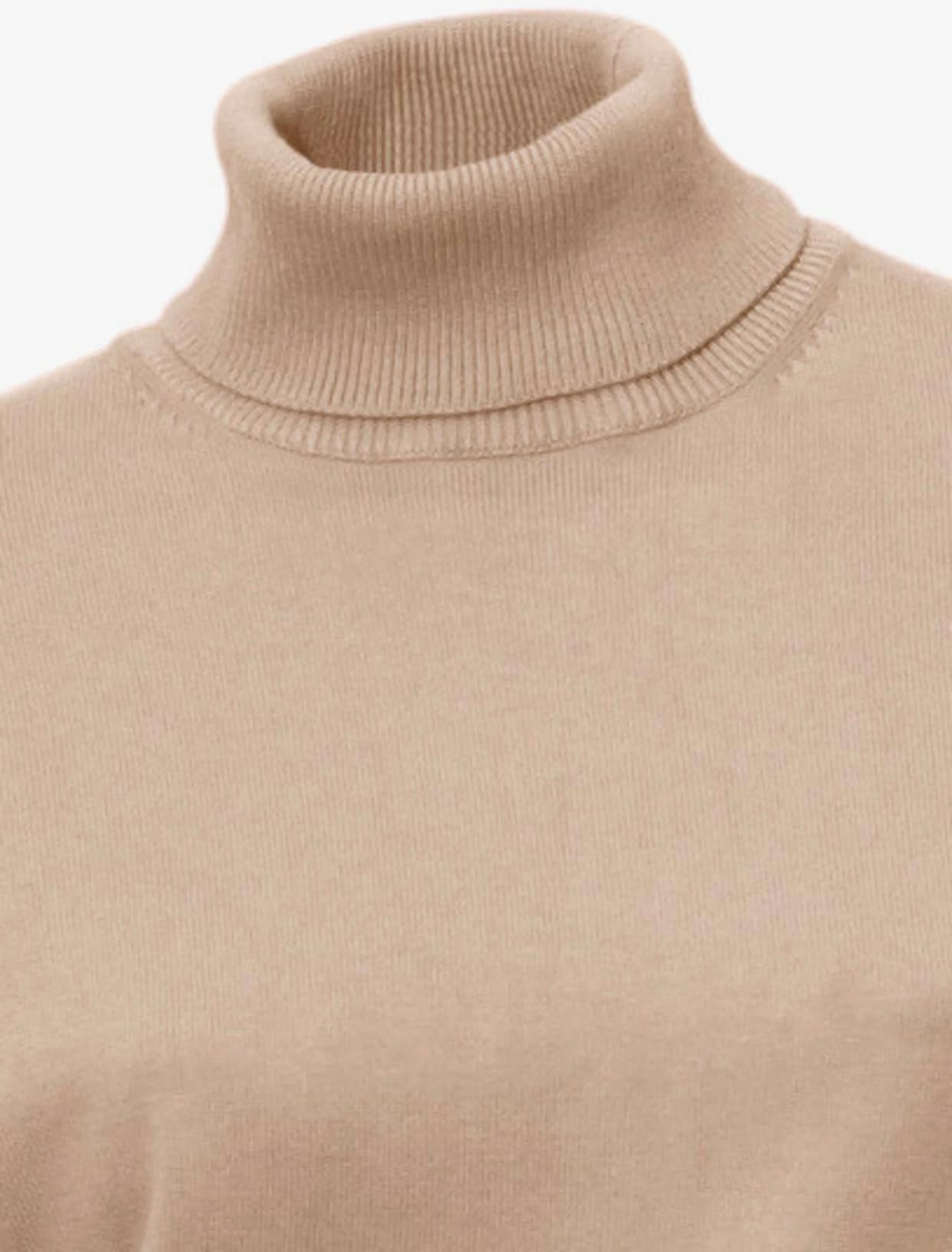 heine pull à col roulé - beige