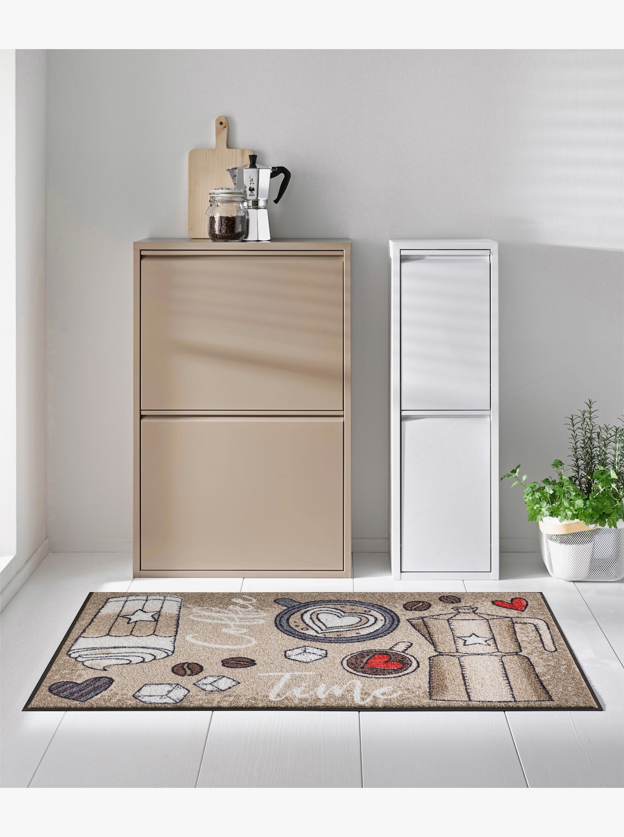 heine home Voetmat - bruin/bont