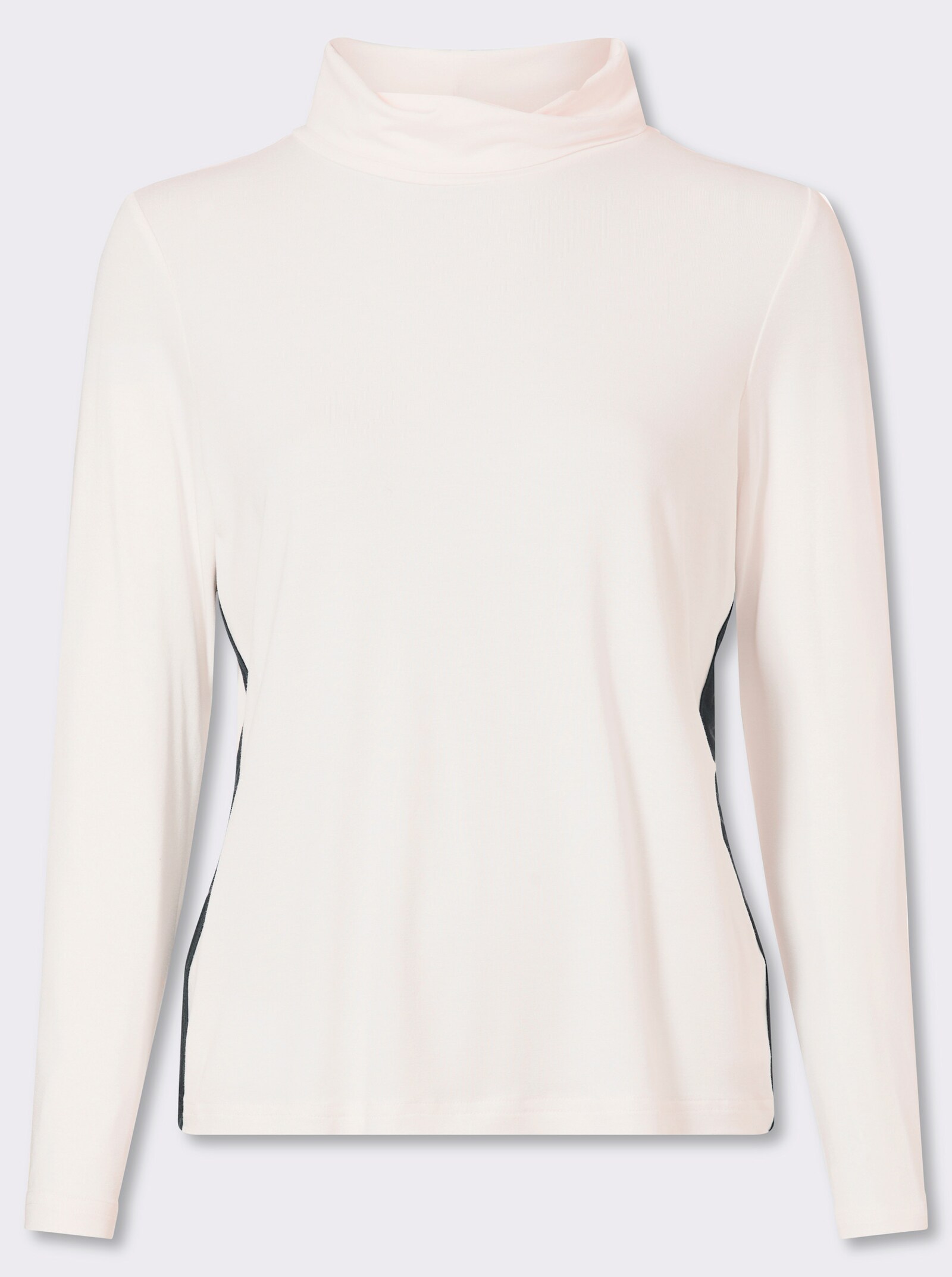 heine Langarmshirt mit Galonstreifen - ecru-marine