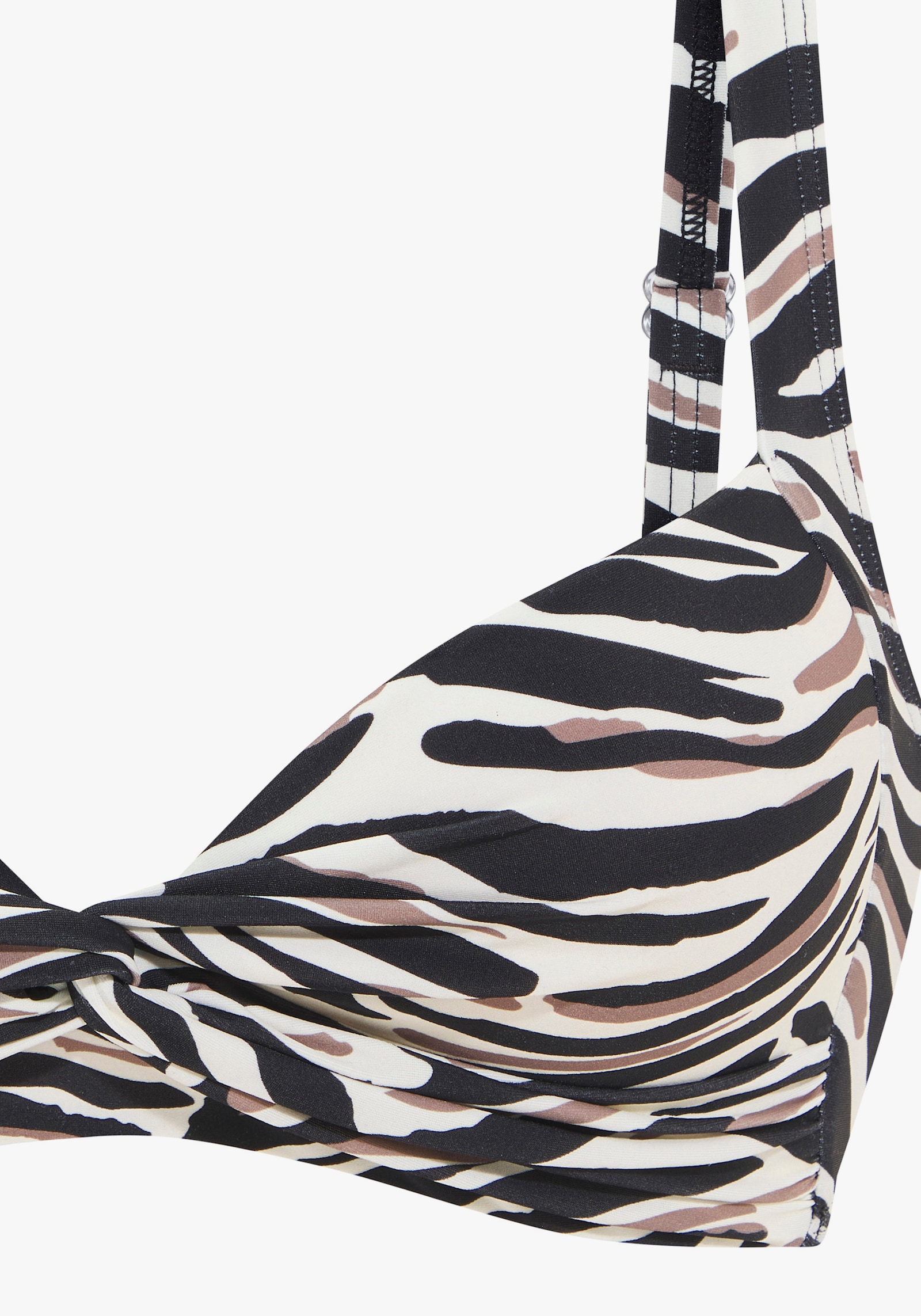 LASCANA Bustier-Bikini-Top - creme-schwarz