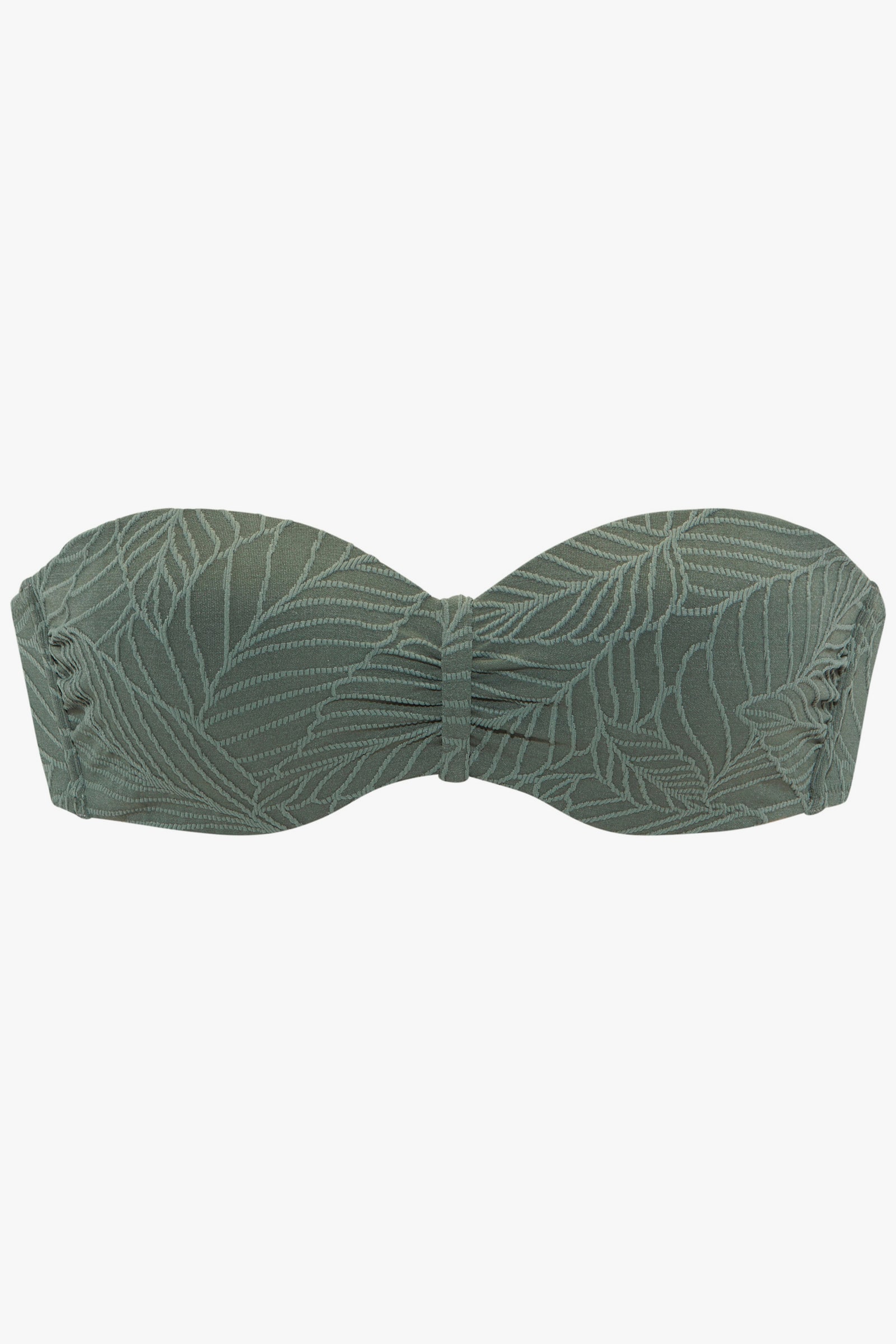 LASCANA Bügel-Bandeau-Bikini-Top - oliv