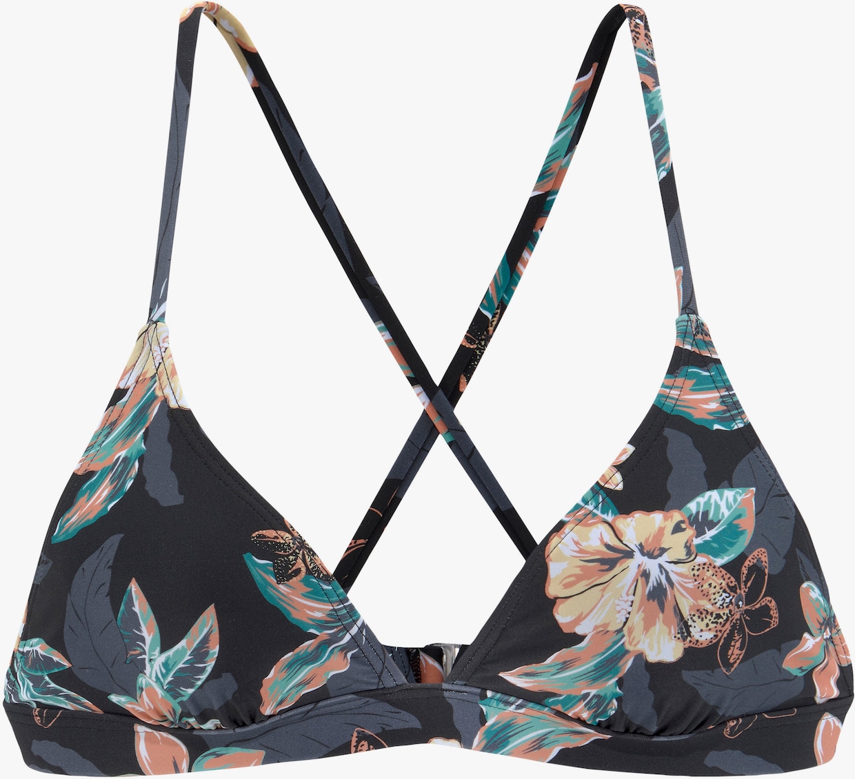 Venice Beach Triangel-Bikini-Top - schwarz-bedruckt