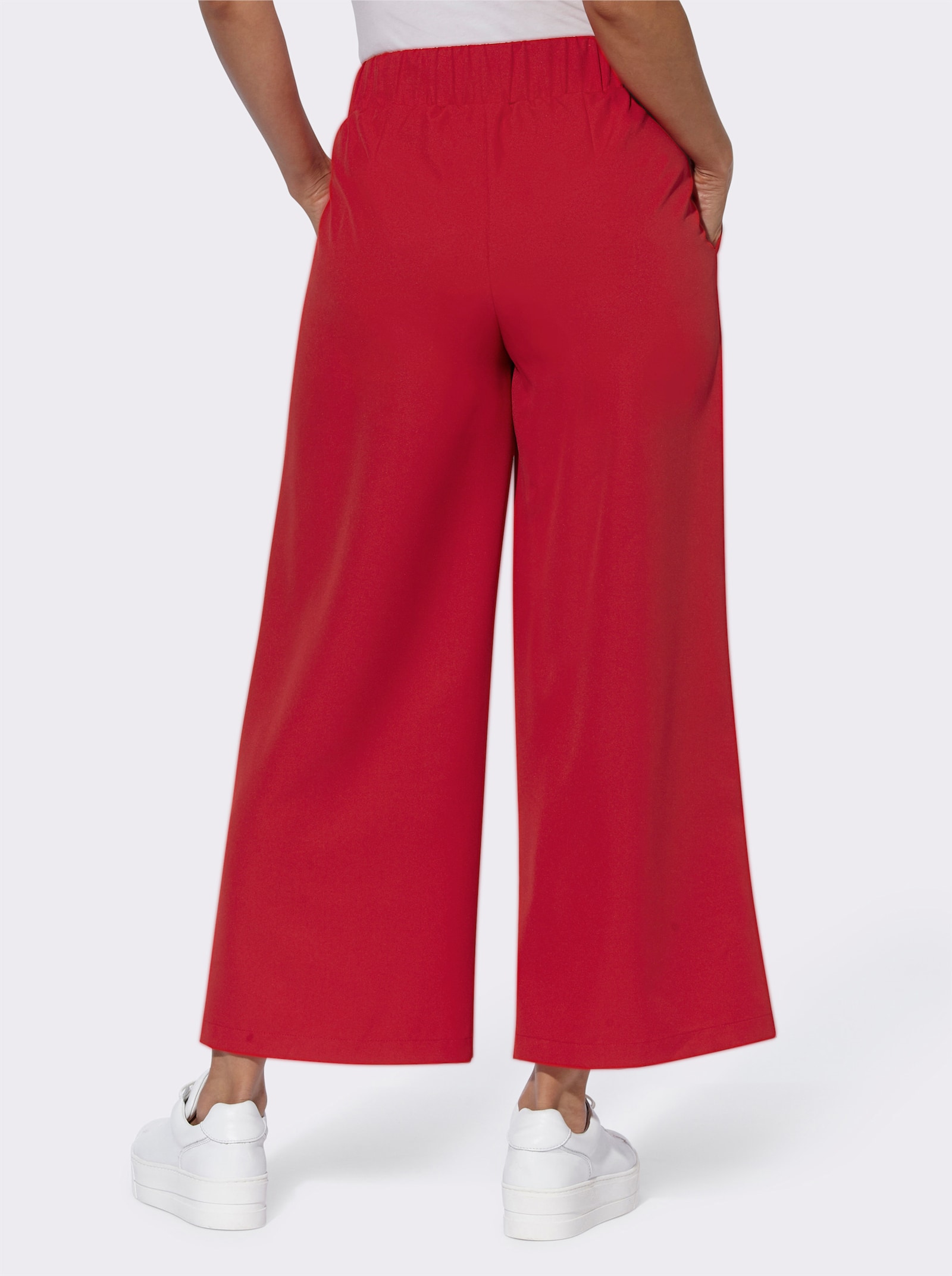 Culotte mit hoher Taille - rot