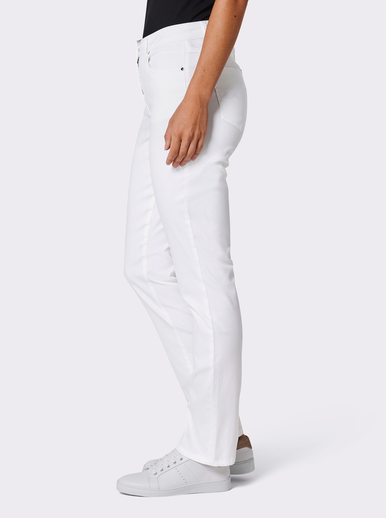 CREATION L PREMIUM 5-Pocket-Hose - weiß