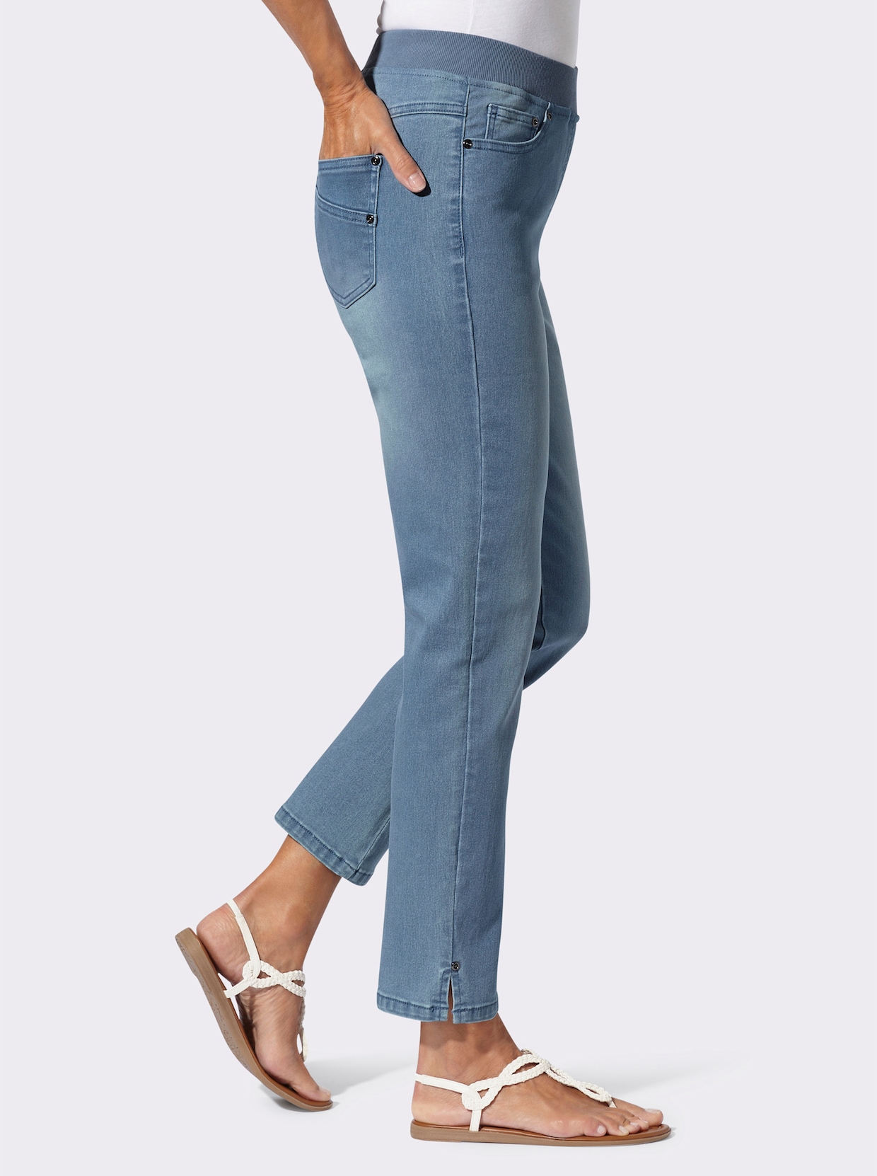 7/8-Jeans - blue-bleached