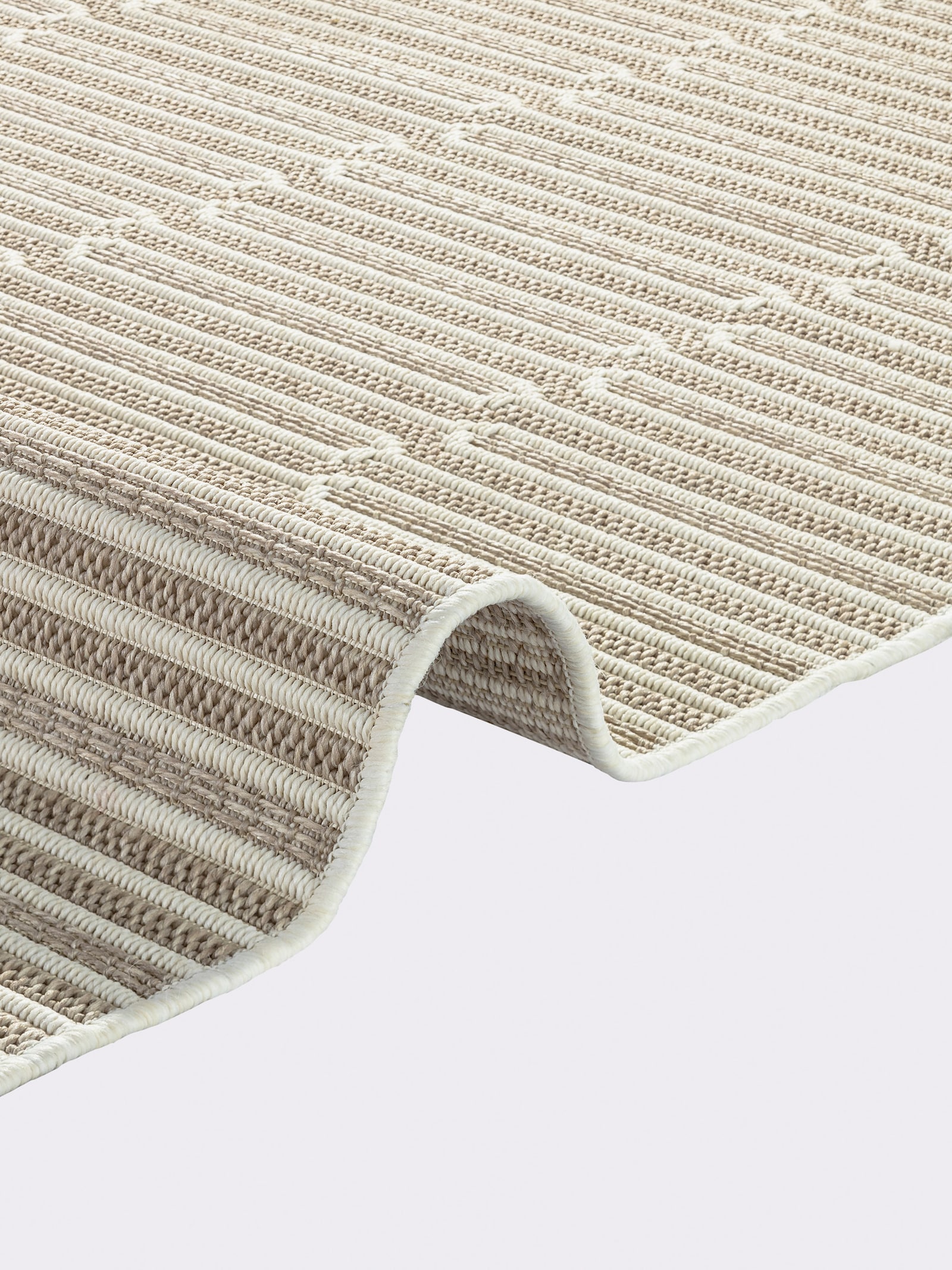 heine home Teppich - ecru-grau