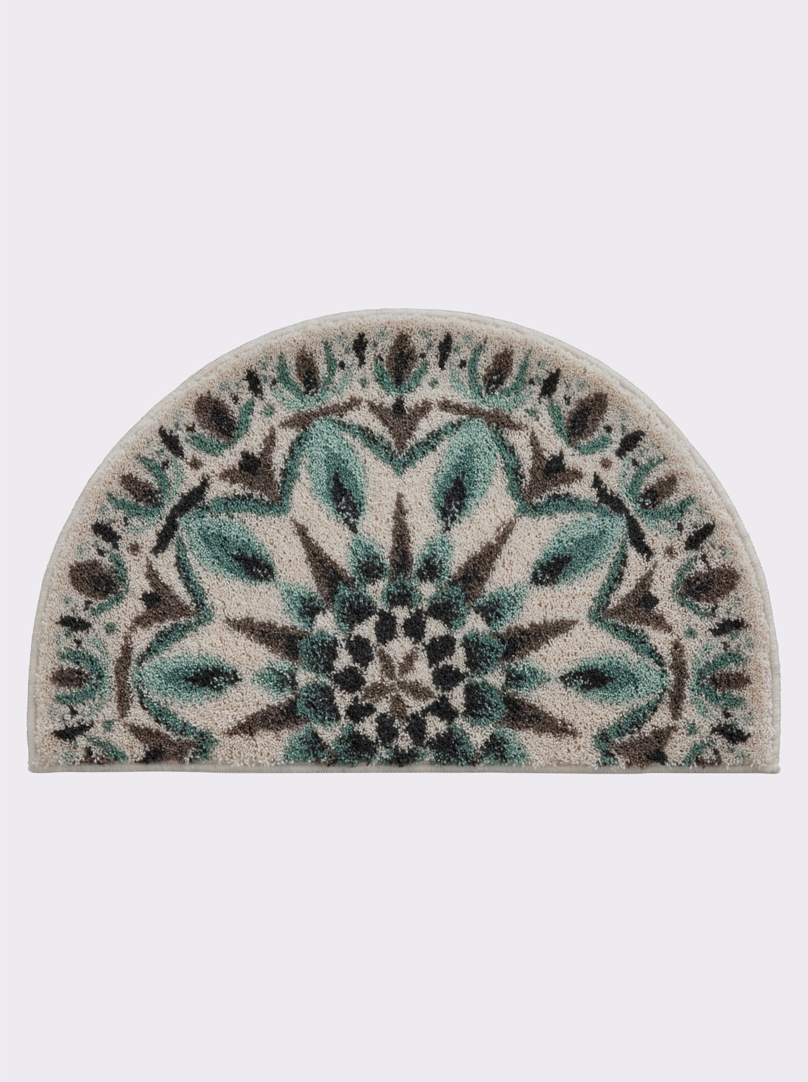 Grund Badematte - natur-gemustert