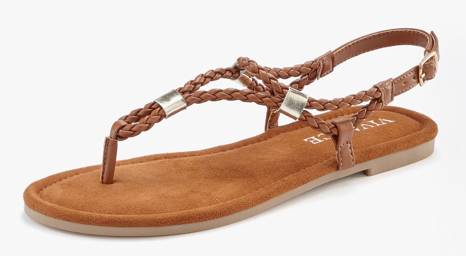 Vivance Sandalen - camelkleuren