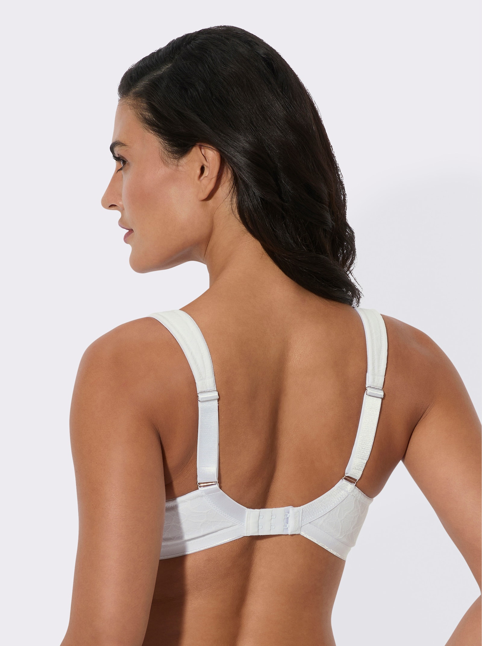 wäschepur Soutien-gorge large sans armatures - blanc