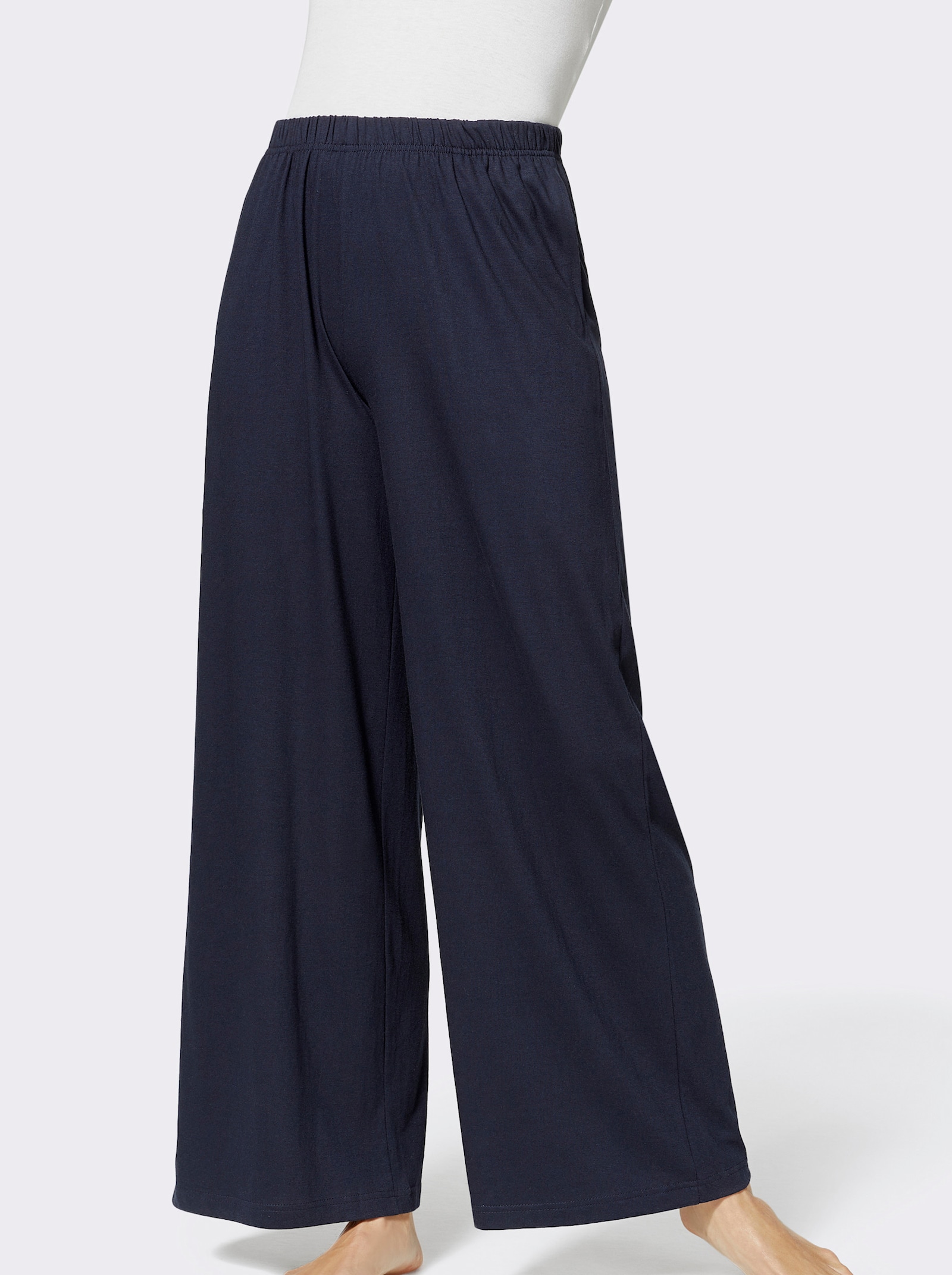 feel good Pantalons - marine + bordeaux