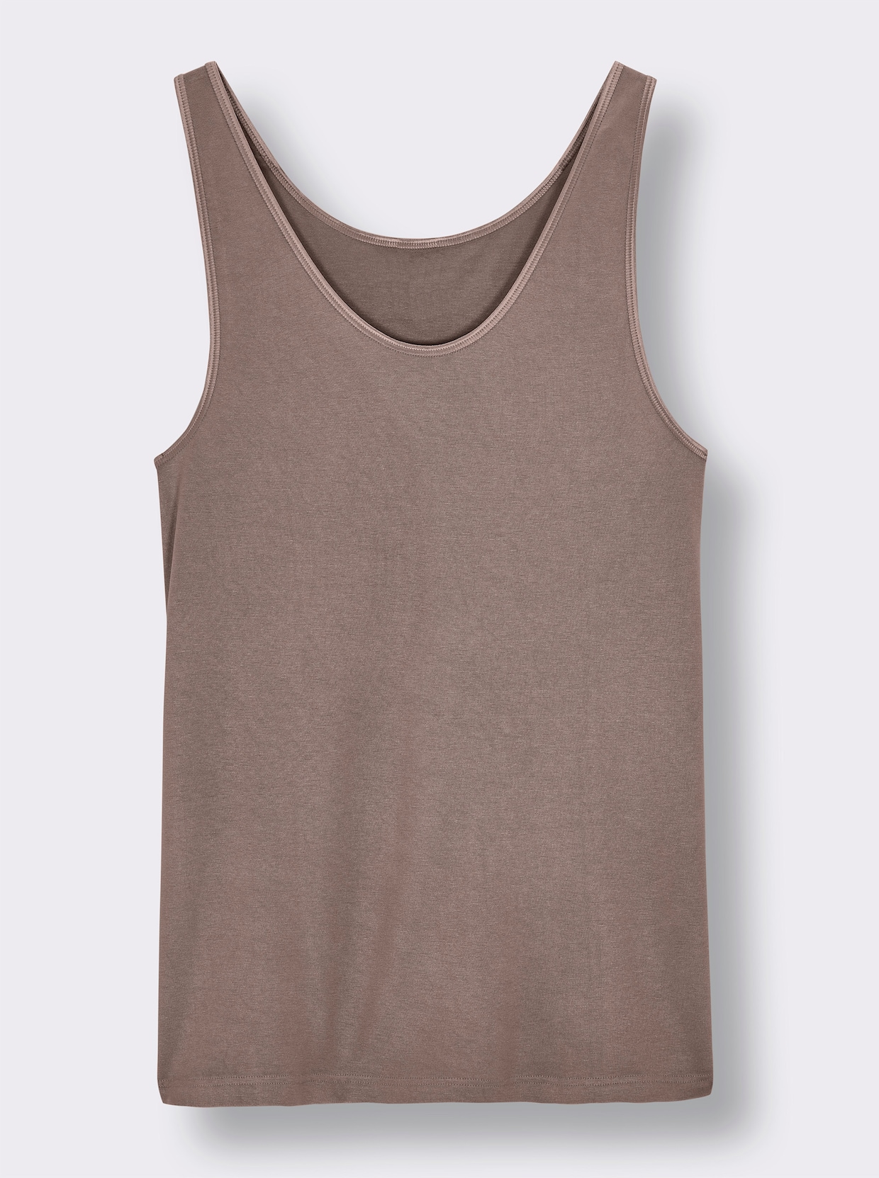 wäschepur Achselhemd in Modal-Qualität - taupe