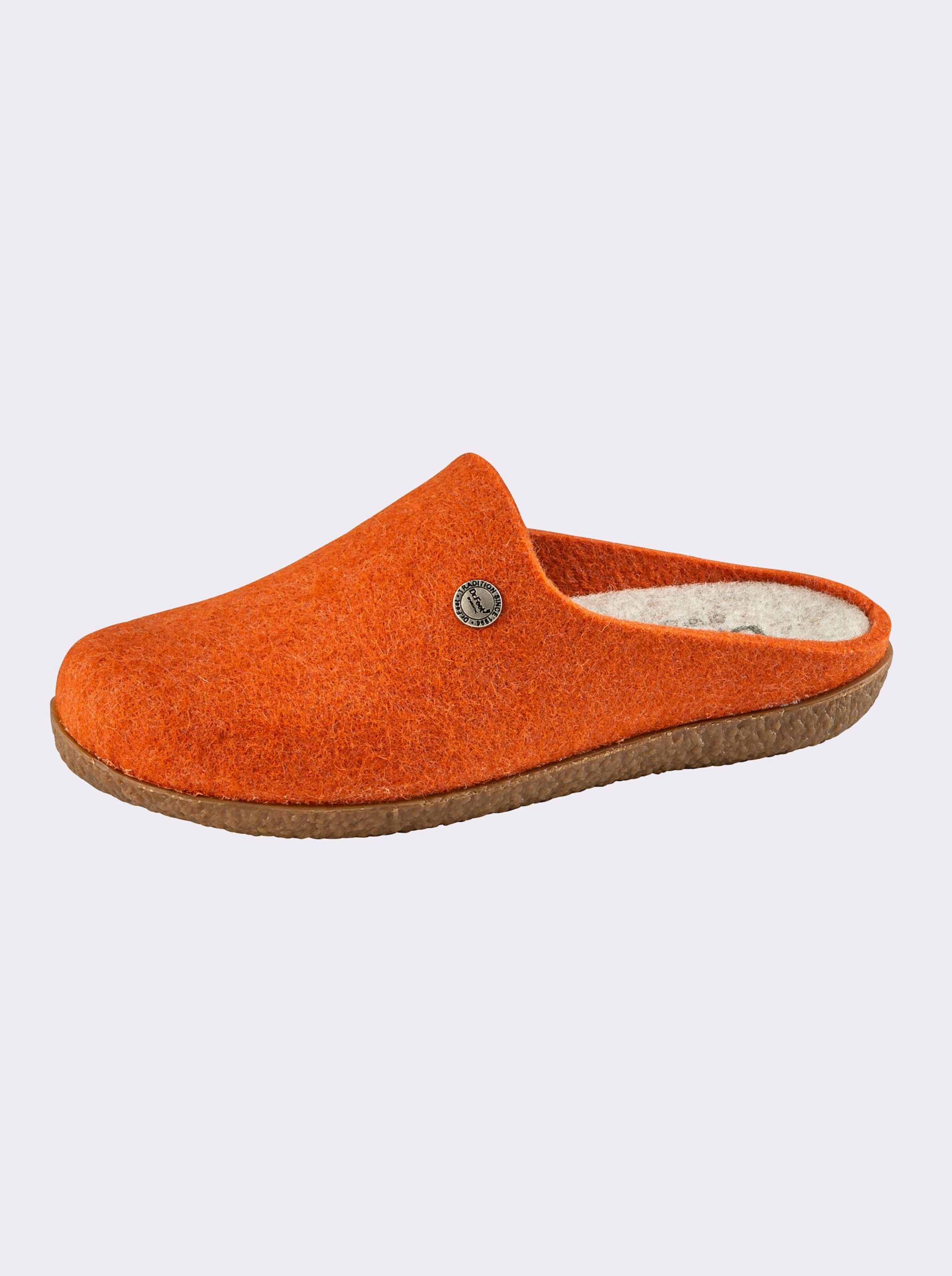 Dr Feet Slippers In Oranje Heine