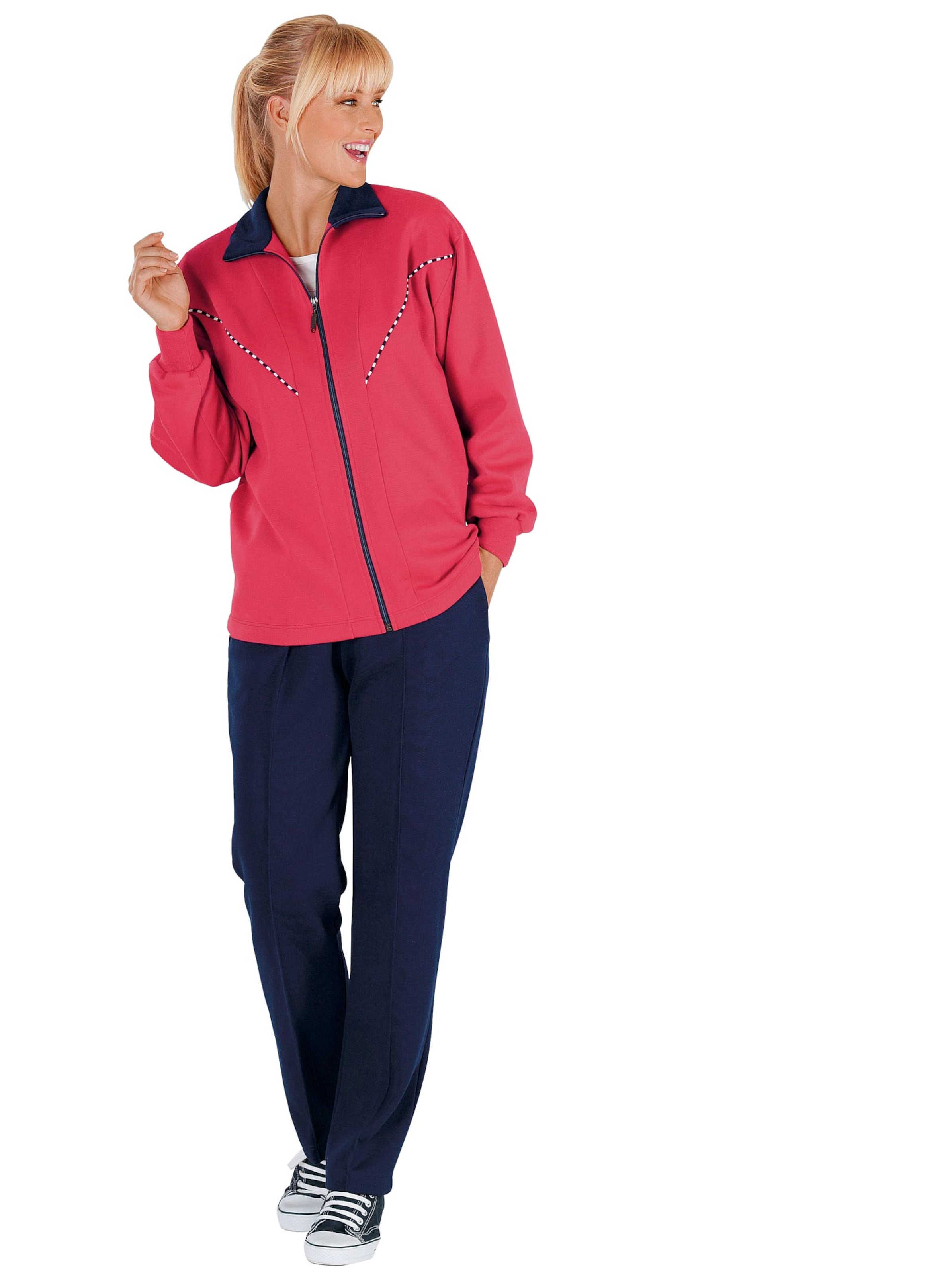 Kuranzug - marine-rot