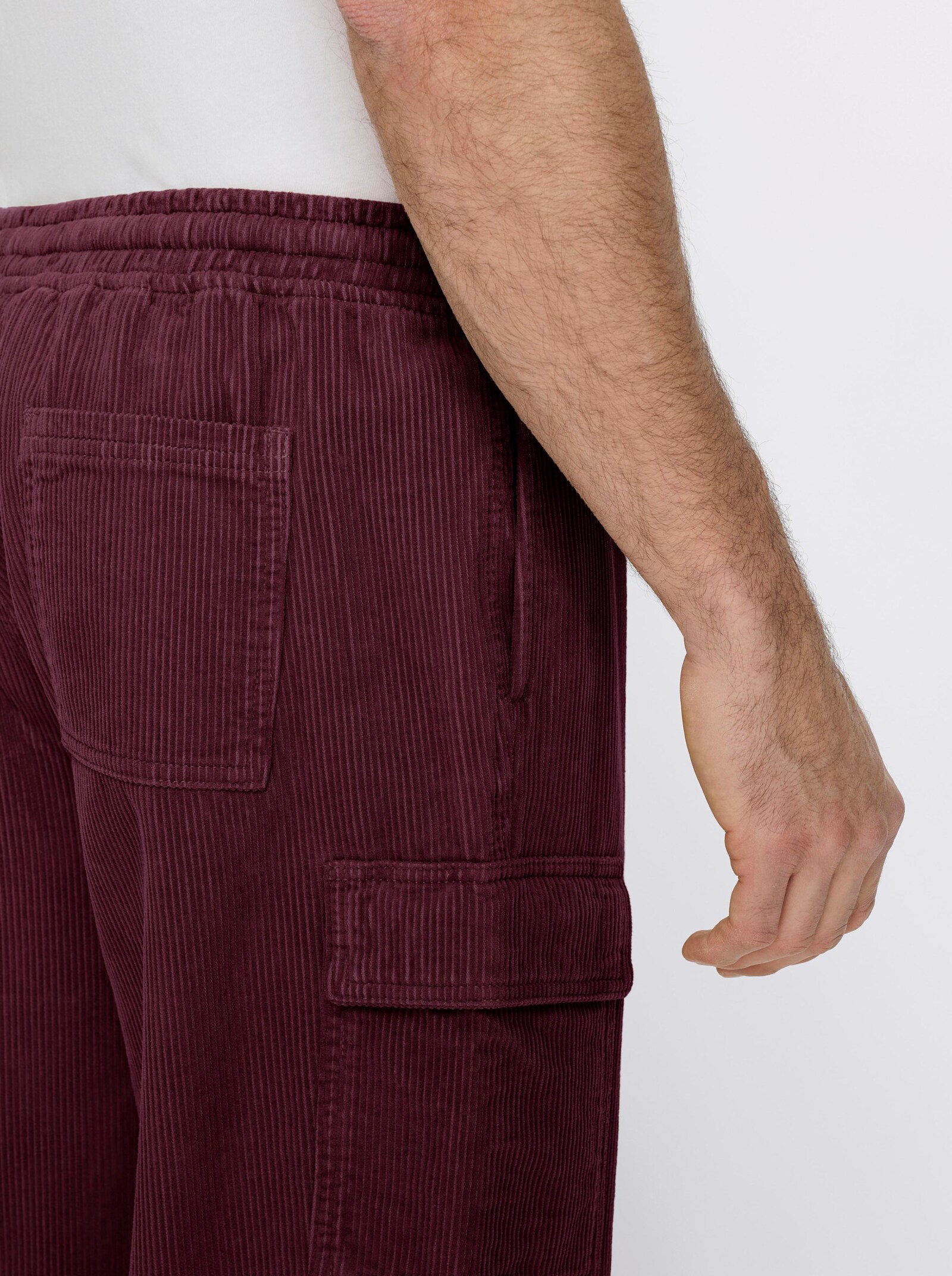 Catamaran Cargohose mit Rundum-Dehnbund - burgund