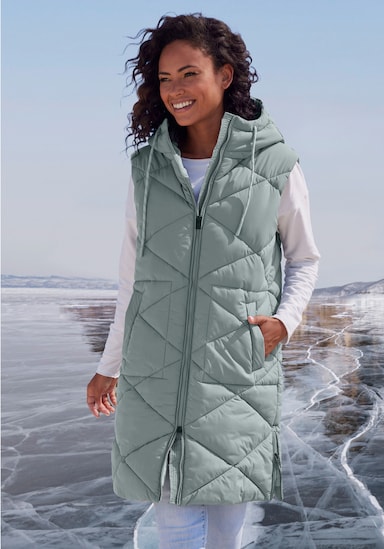 Elbsand Gilet matelassé - vert gris