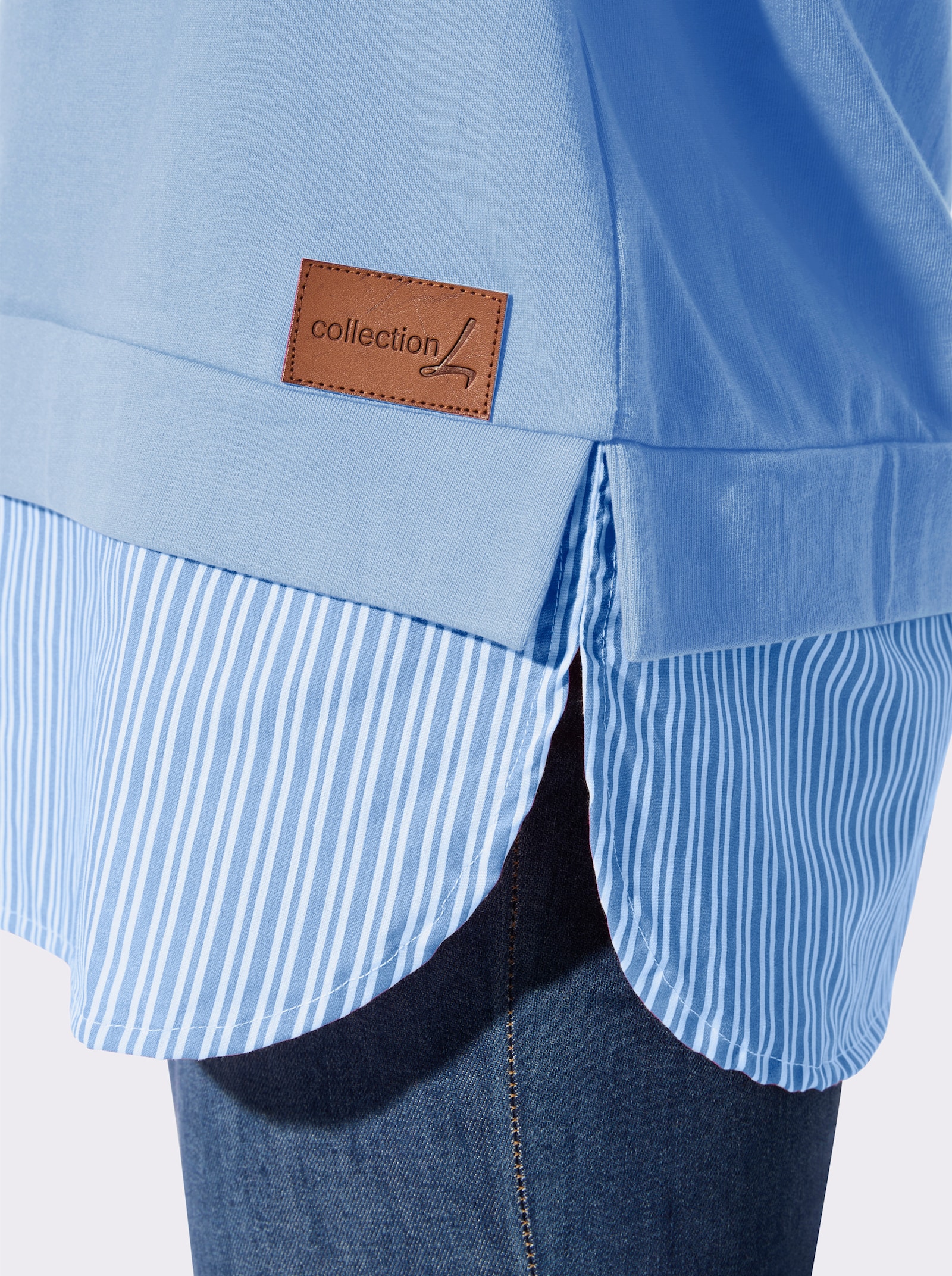 Kapuzensweatshirt - himmelblau