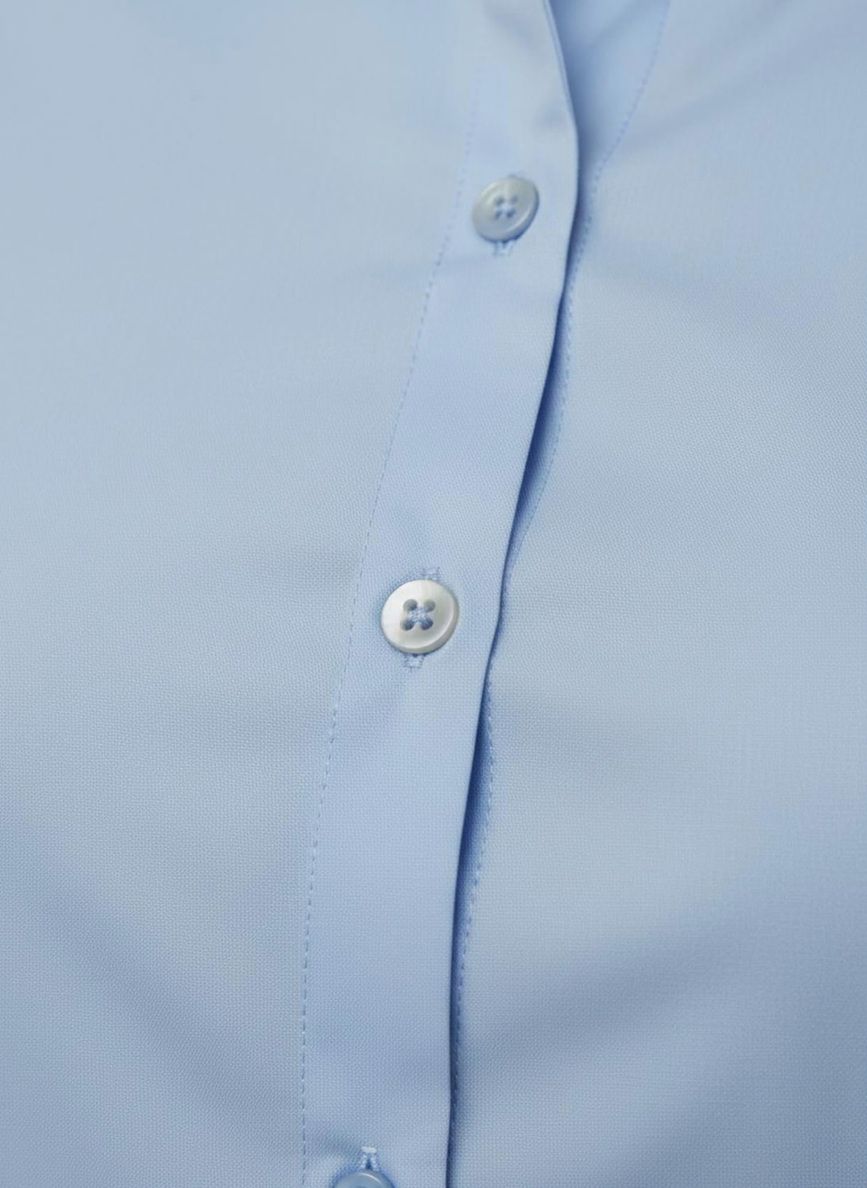 Hemdbluse mit 3/4-Ärmeln - bleu