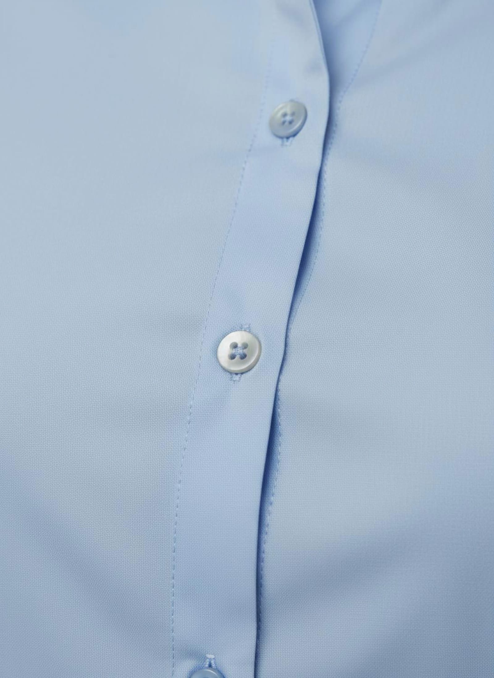 Hemdbluse mit 3/4-Ärmeln - bleu