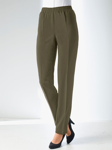 Bügelfaltenhose - khaki